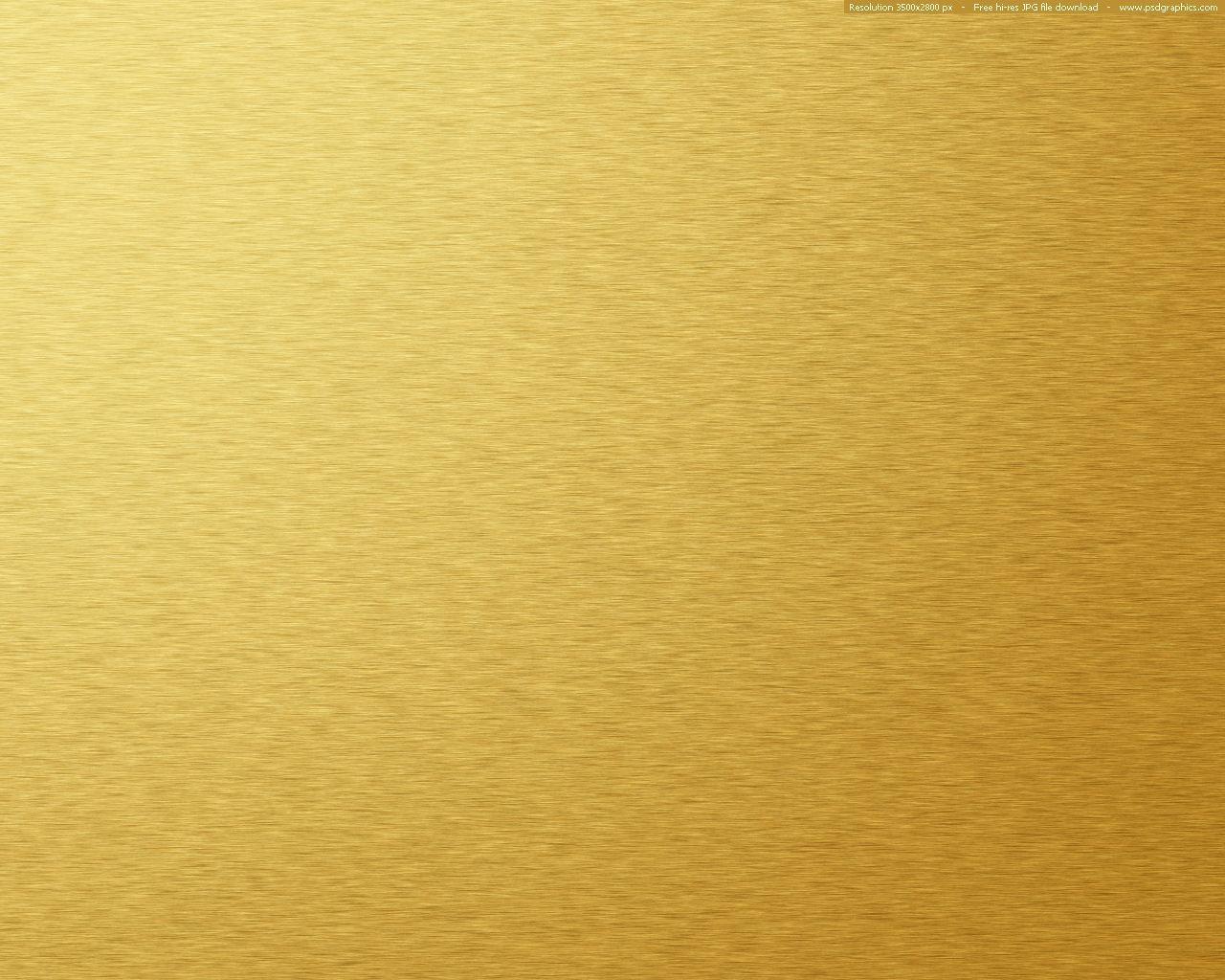 Brushed gold metal texture
