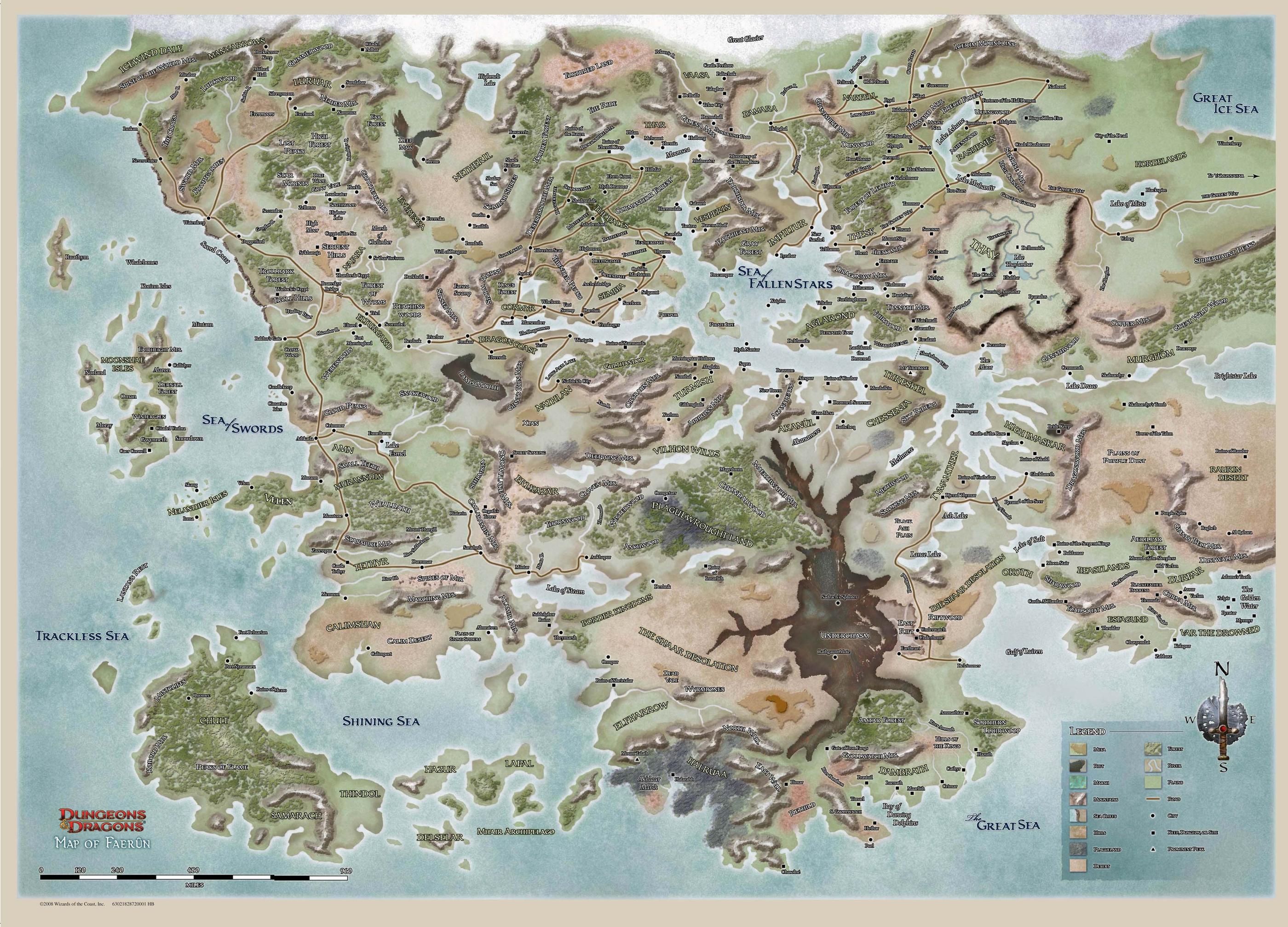 Forgotten Realms Mapa 4c2aa