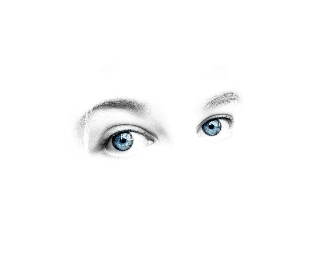 Wallpaper For > Blue Eyes Wallpaper Background