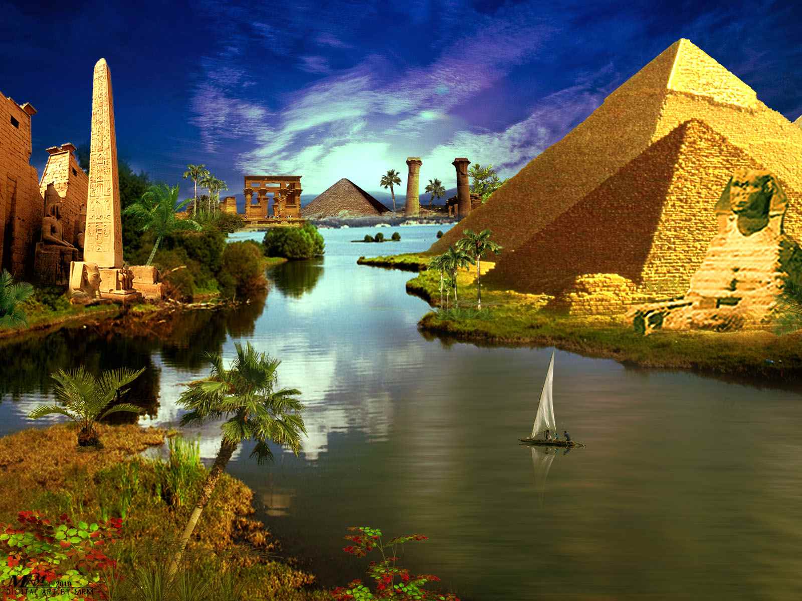 Wallpaper Ancient Egypt Photo Manipulation By Mrm