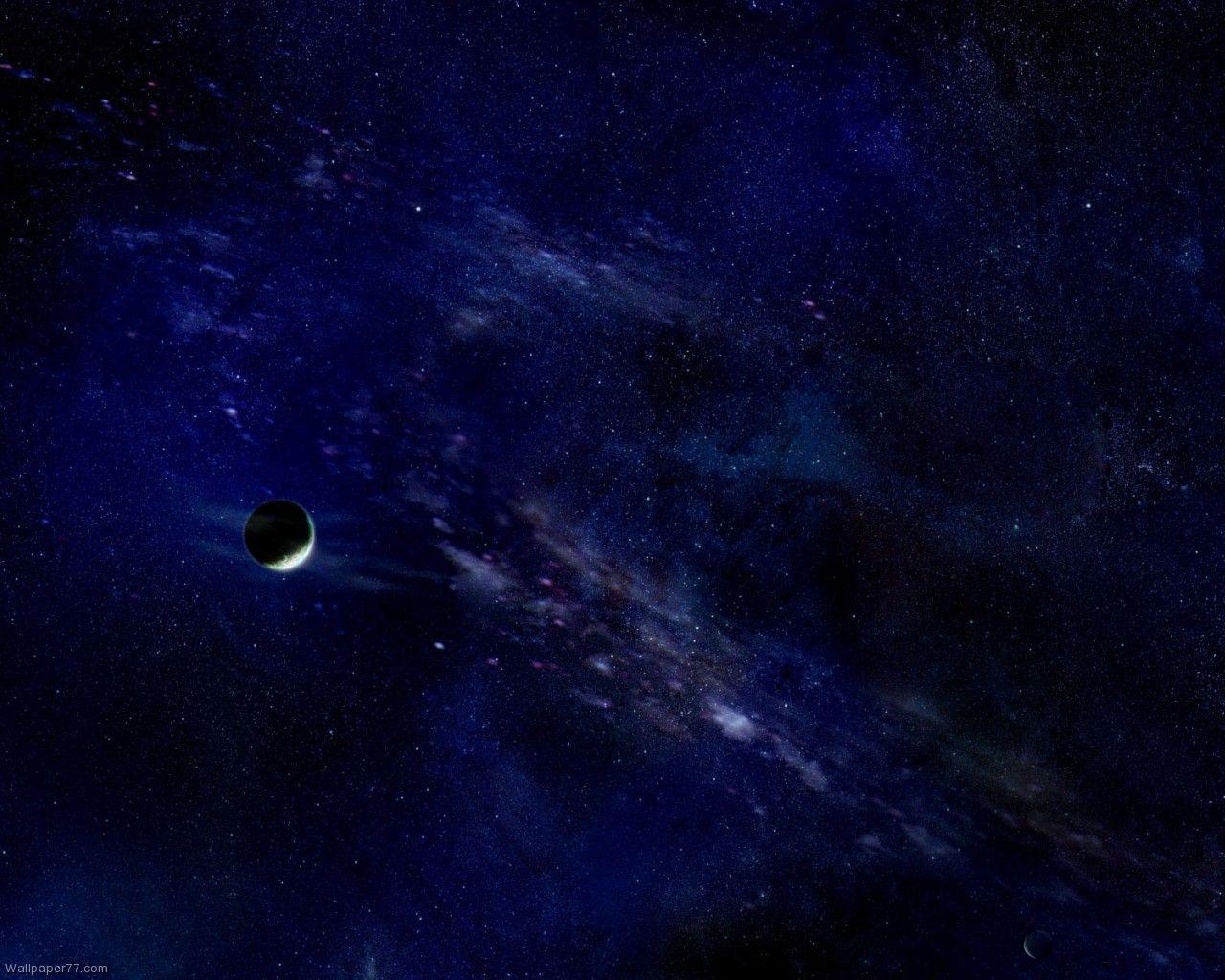 Deep Blue Space, 1280x1024 pixels, Wallpaper tagged Galaxy