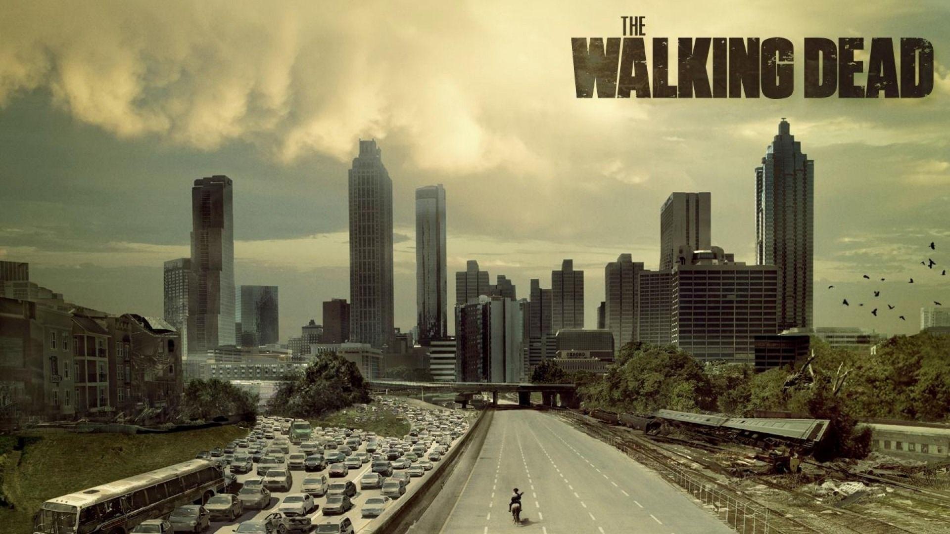 The Walking Dead City HD Wallpaper