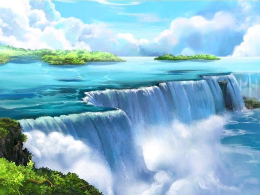image For > Animated Waterfall Wallpaper Free Download