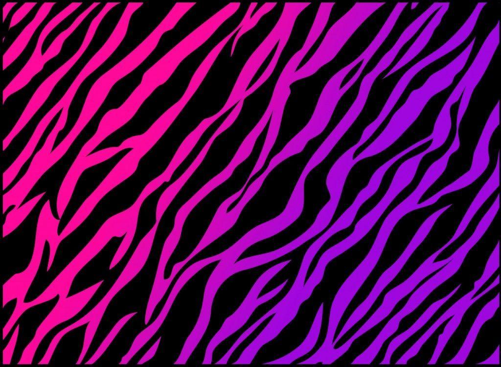 Lovely Purple Pink Zebra Print Wallpaper. HD