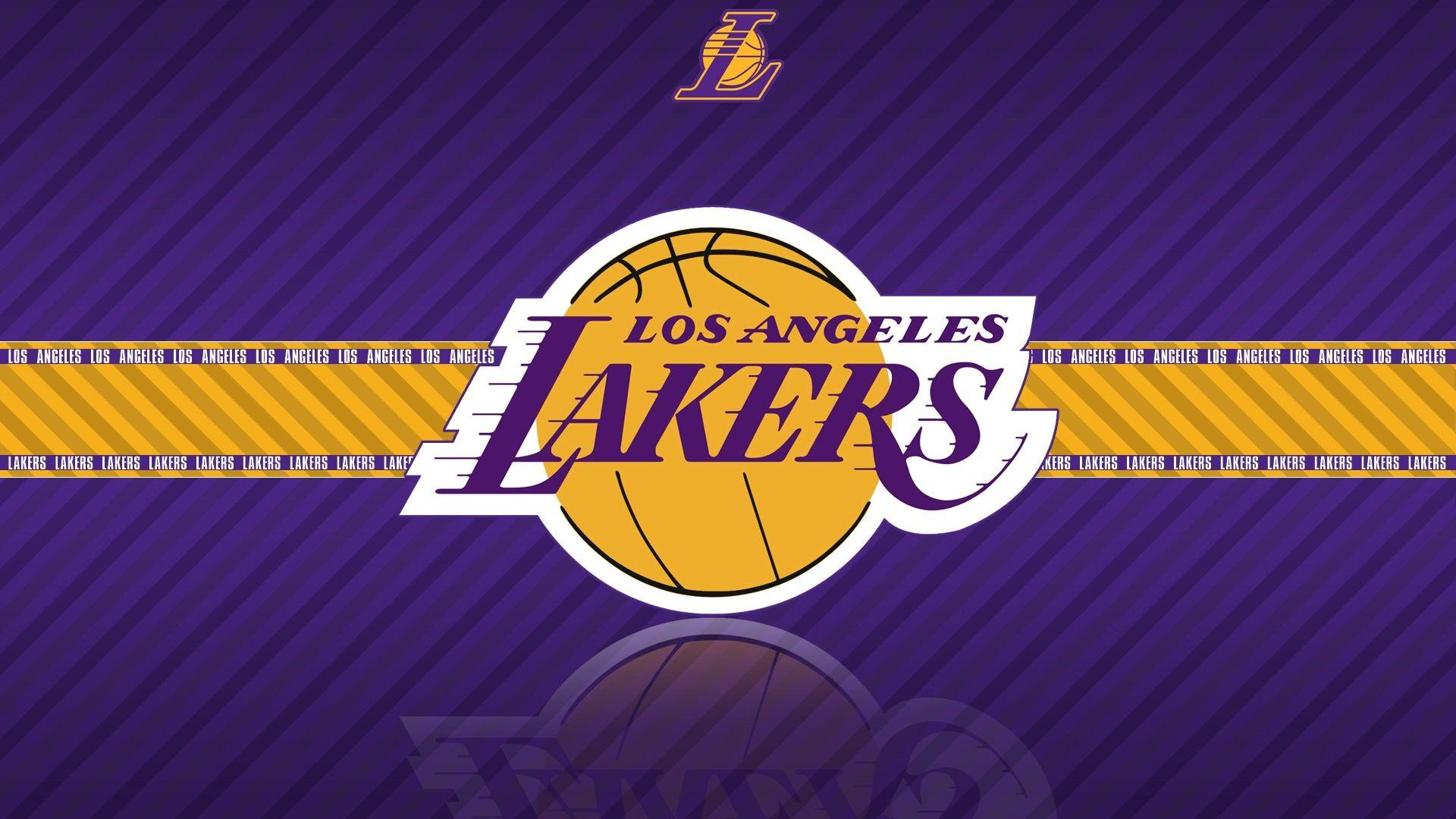 NBA Los Angeles Lakers team logo widescreen HD wallpaper 1920x1080