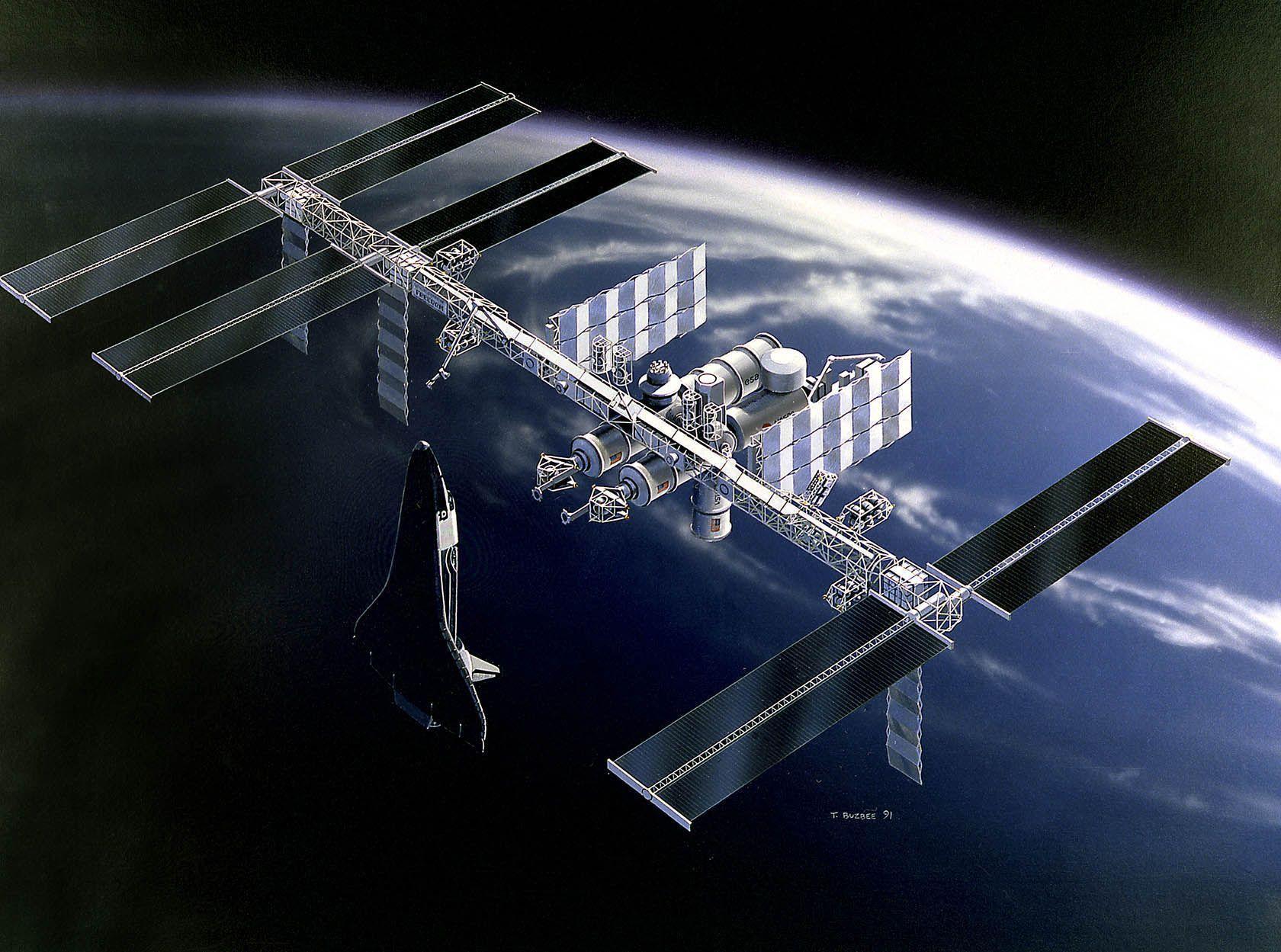 Wallpaper Space Station