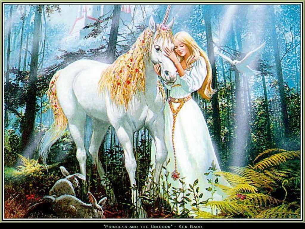 My Free Wallpaper Wallpaper, Princess and the Unicorn