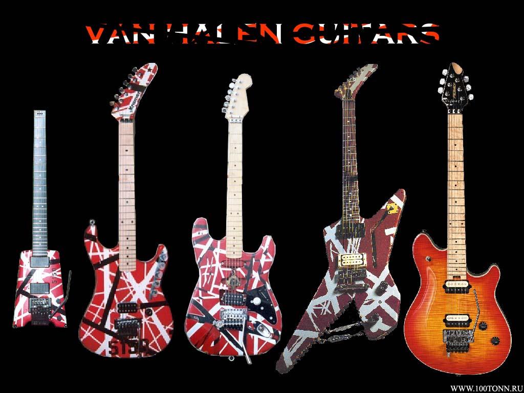 Van Halen Guitars Wallpaper HD Wallpaper