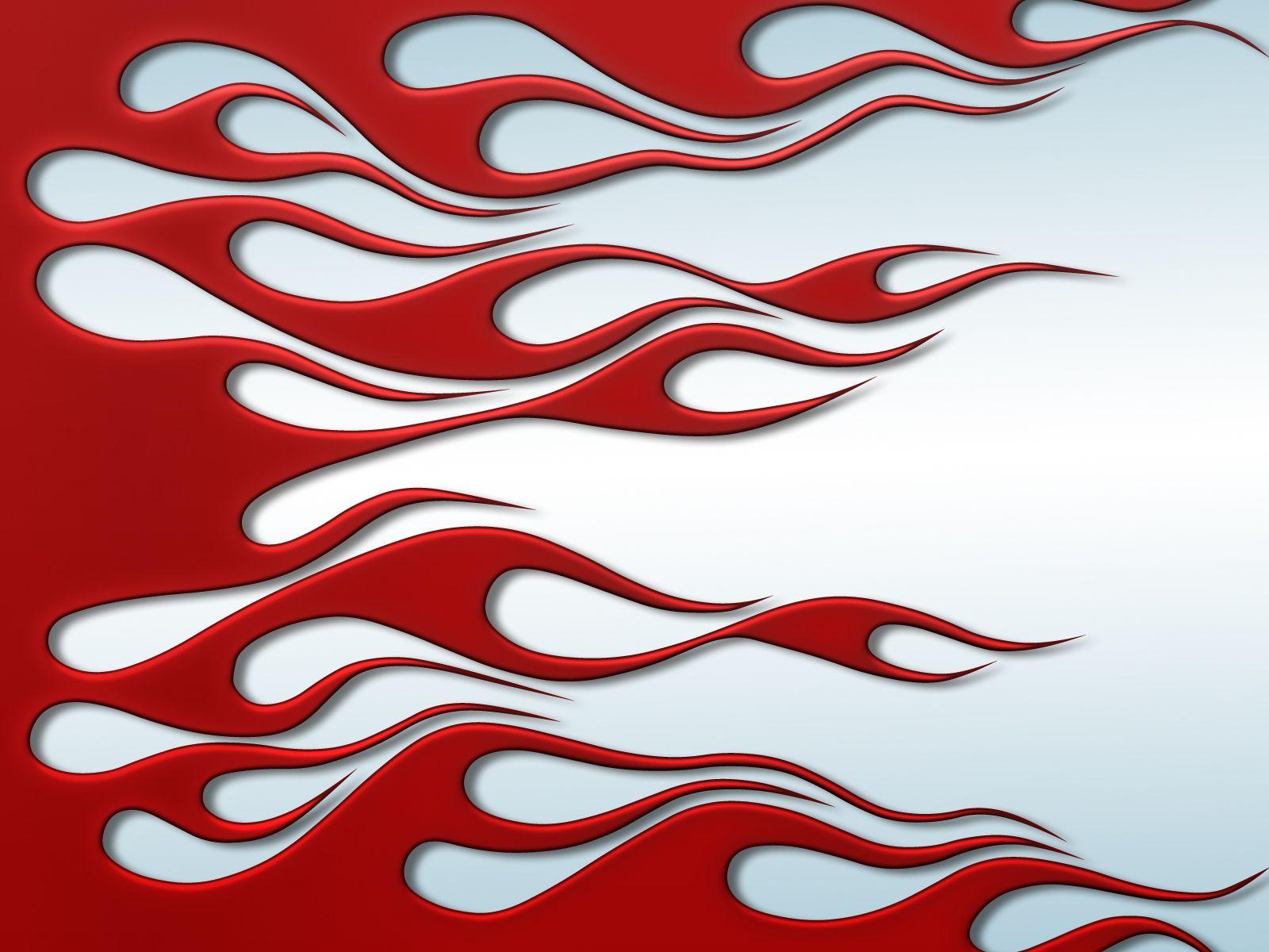 Wallpaper For > Red Flames White Background