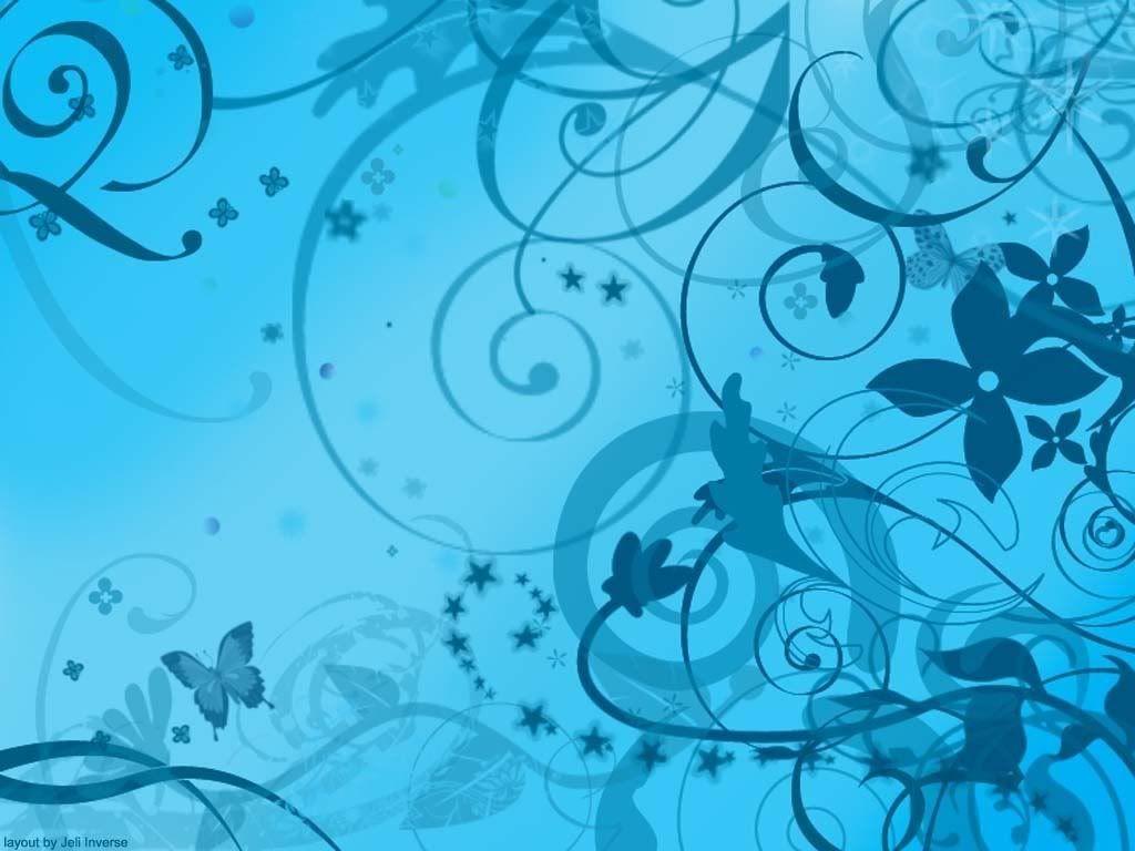 Blue Swirls Background
