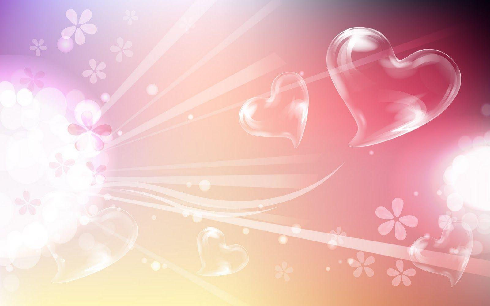 Wallpaper For > Hearts Background Wallpaper HD