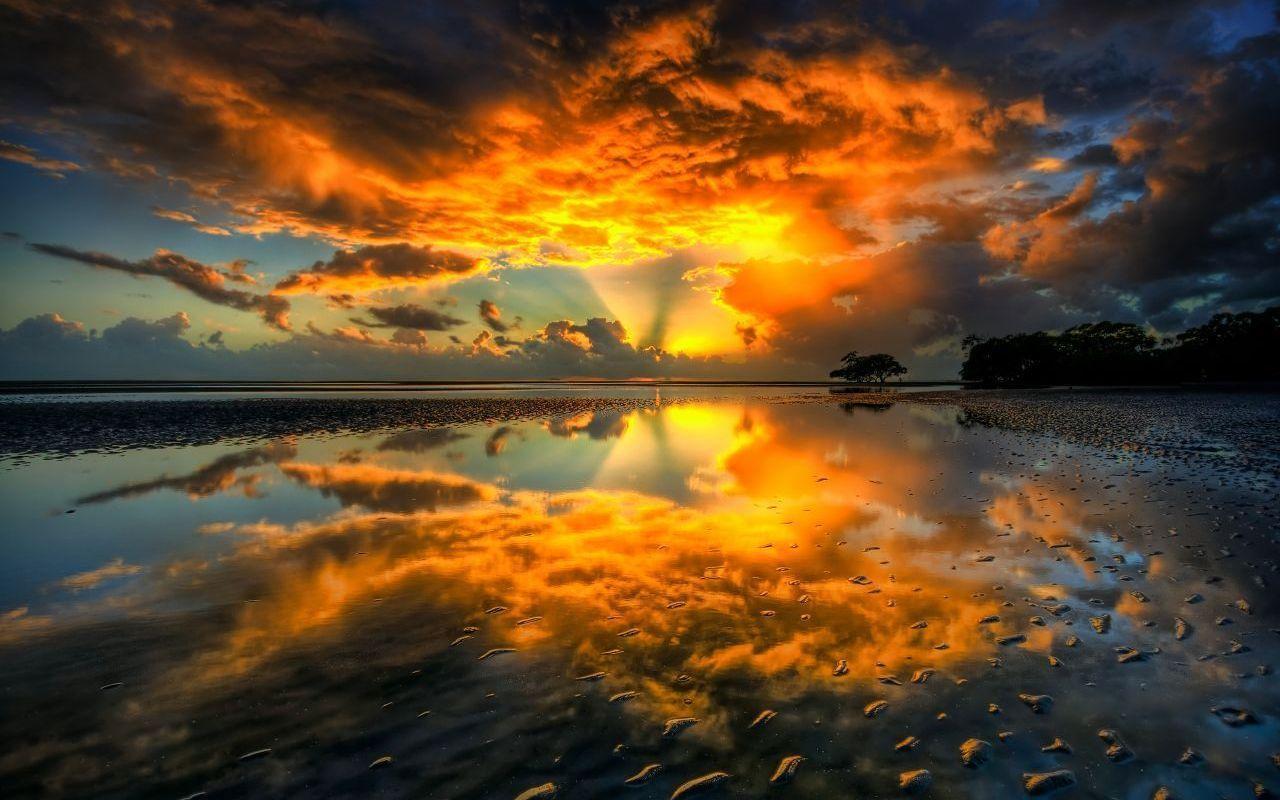 Epic Sunset Clouds Picture to pin