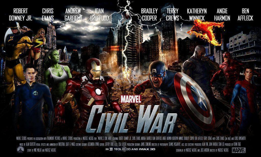 More Like Marvel Civil War Movie Poster