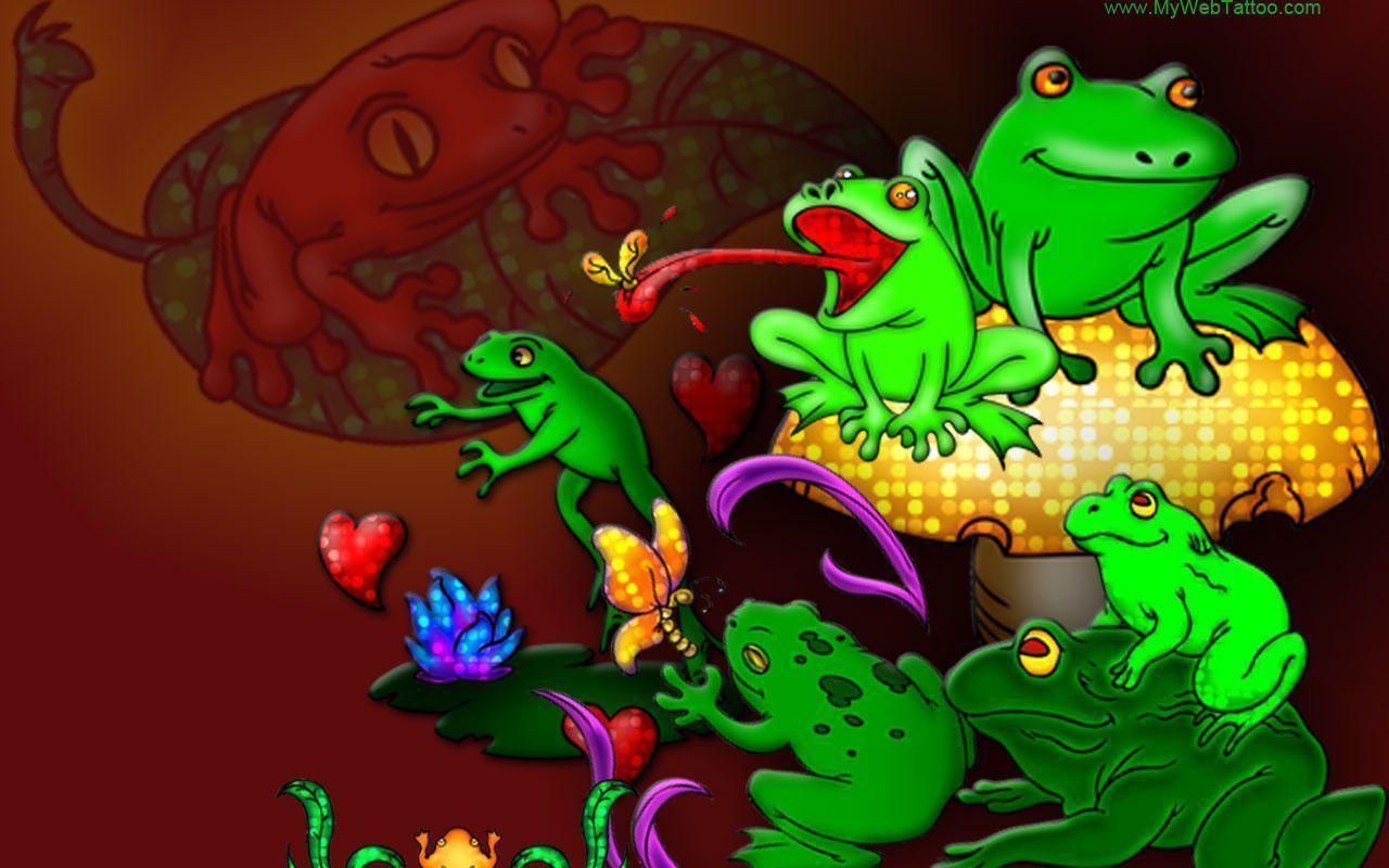 image For > Froggies Background
