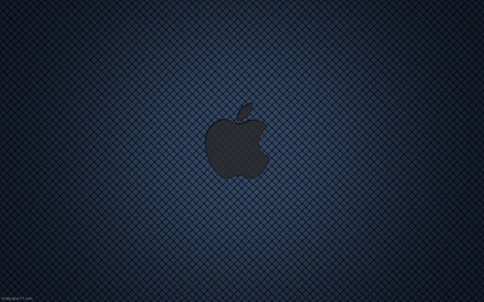 Apple Dark Blue, 1680x1050 pixels, Wallpaper tagged Apple