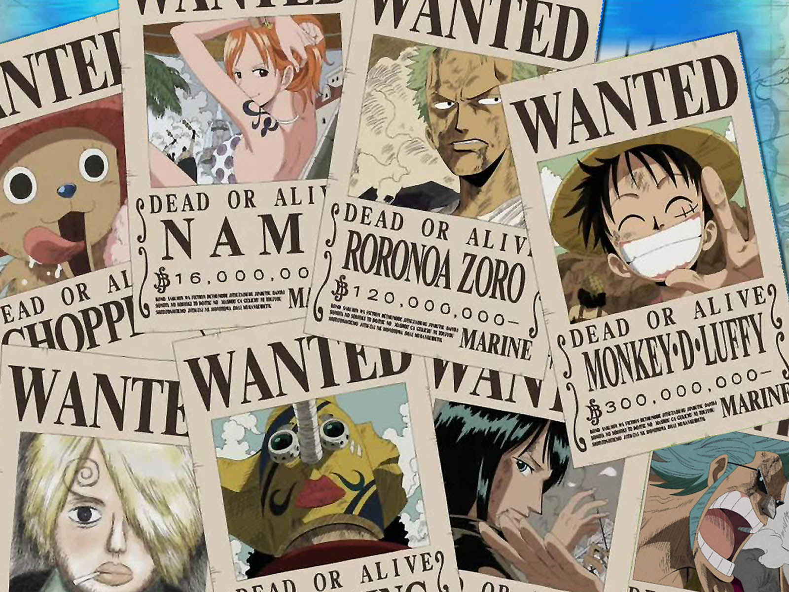 One Piece free wallpaper Kaizoku Wanted Wallpaper