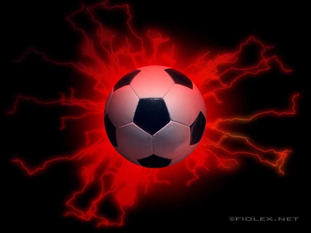 Pix For > Cool Flaming Soccer Ball Wallpaper