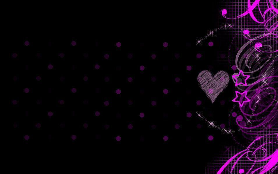 Black And Purple Abstract Background
