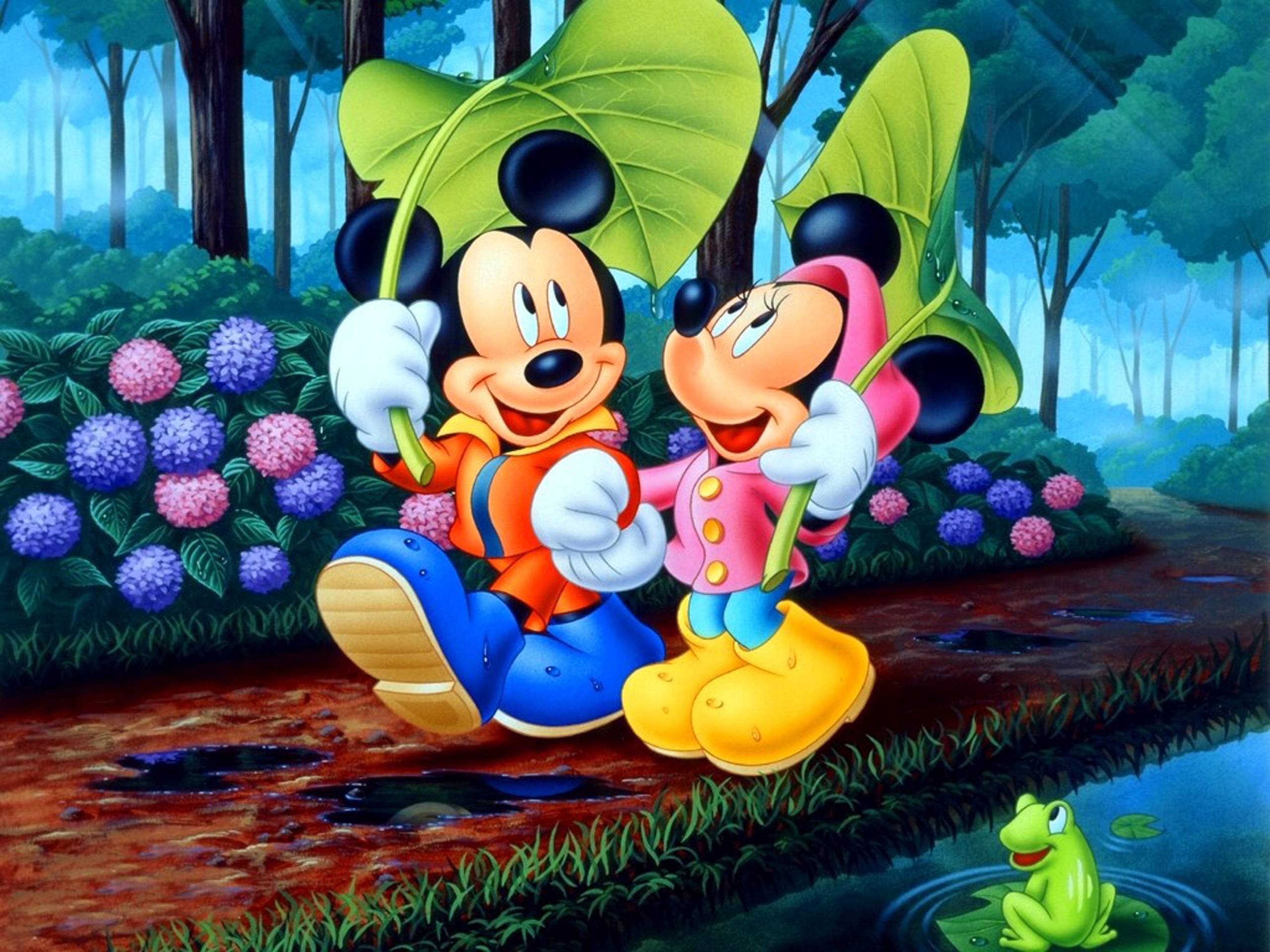 Beautiful Wallpaper Of Mickey Mouse Disney HD Free Wallpaper