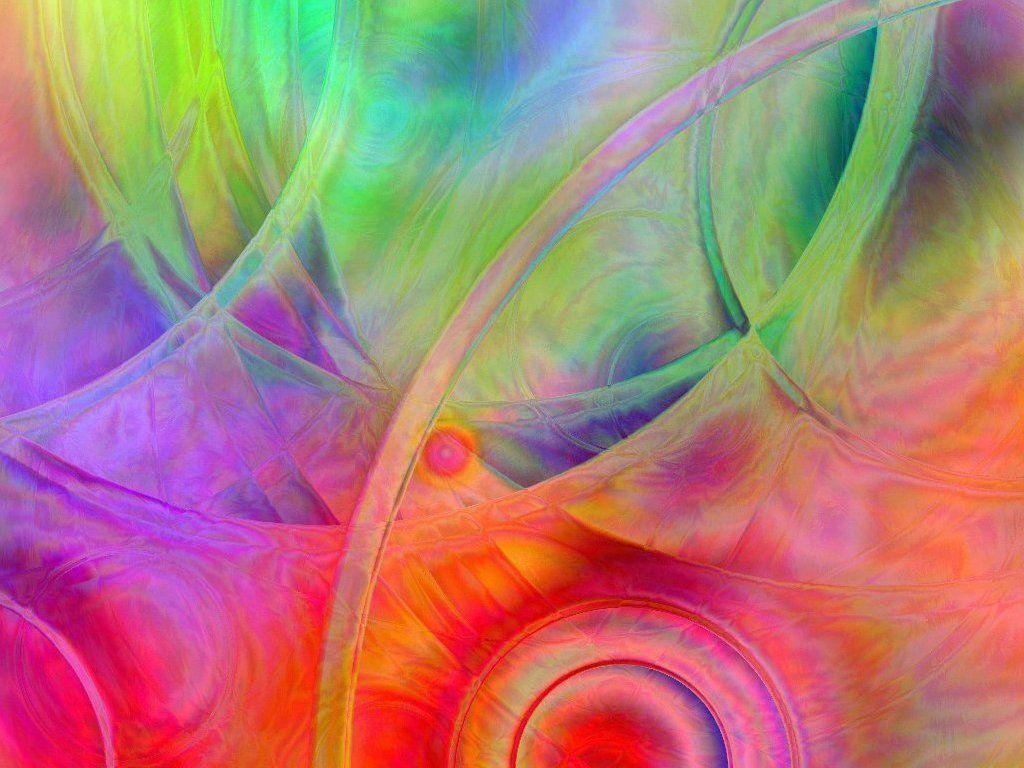 Rainbow Abstract Background Free Desk HD Wallpaper
