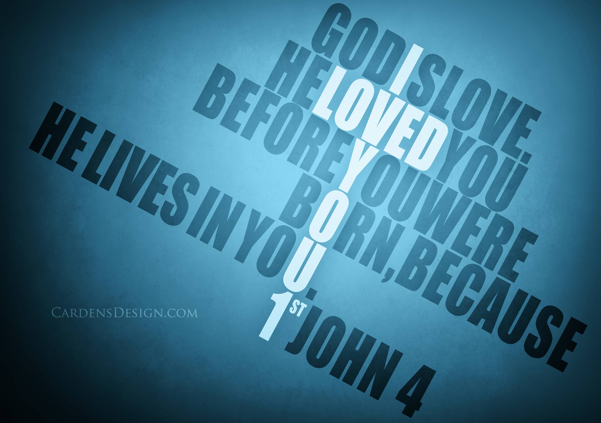 God Is Love Graphic HD Wallpaper