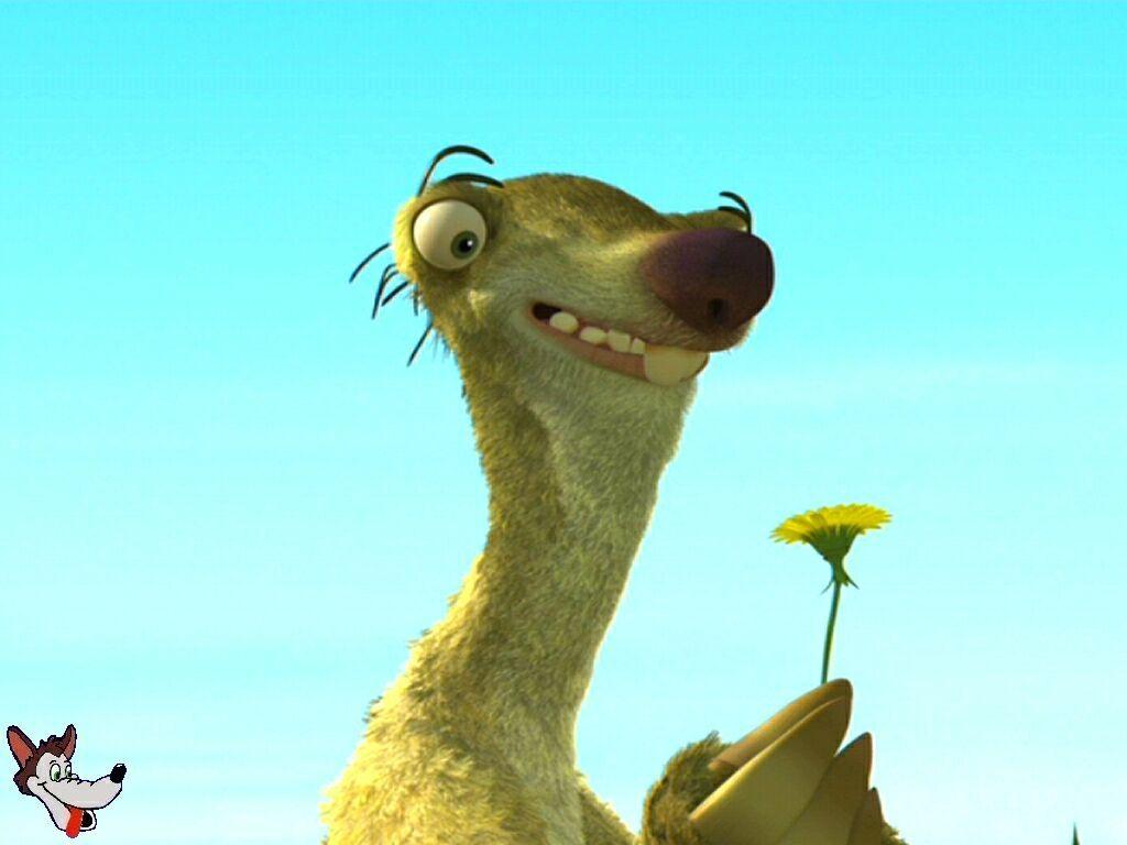 Ice Age Sid With Dandelion Film Cartoons Wallpaper Picture