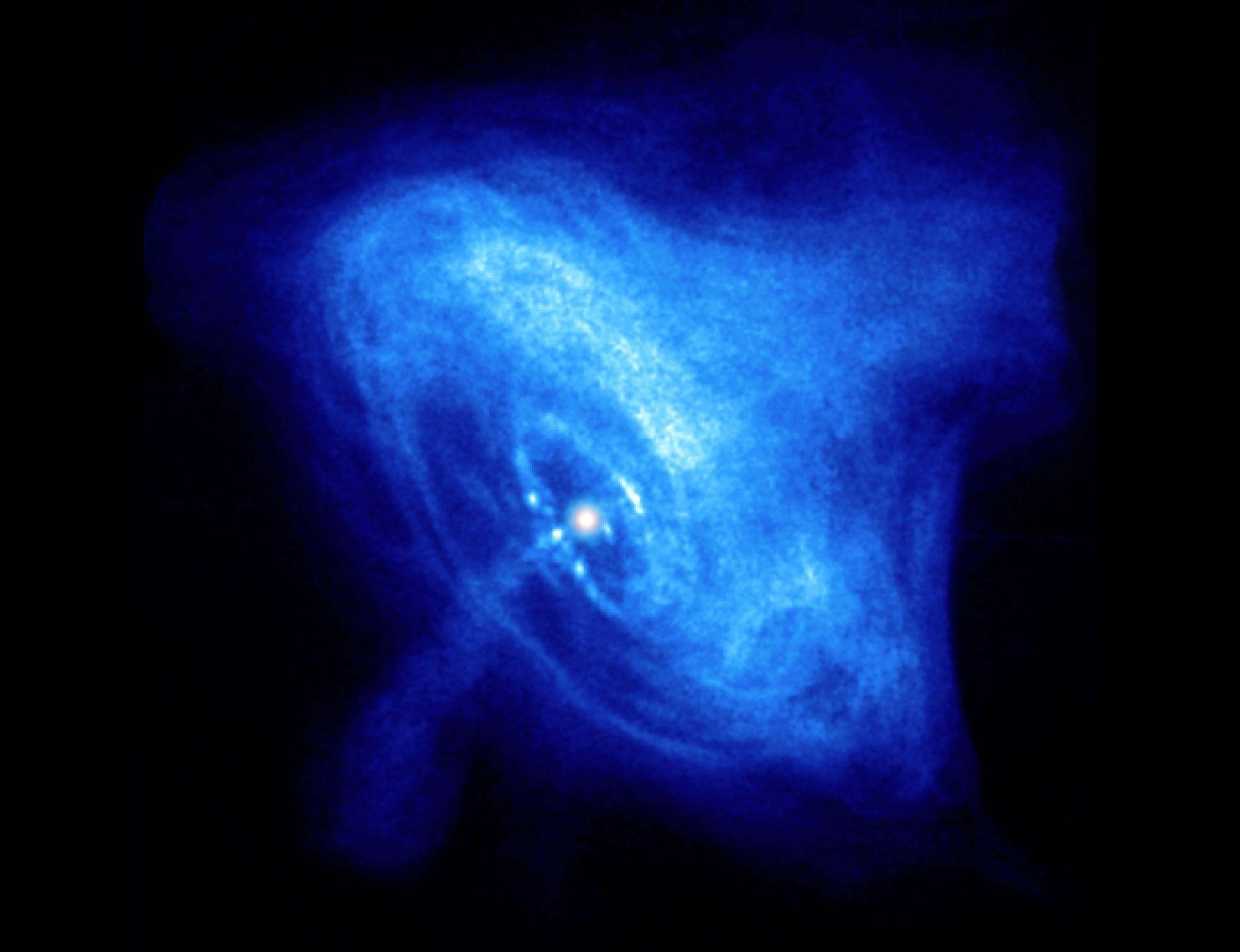 Crab Nebula Pulsar 2214 HD Wallpaper in Space