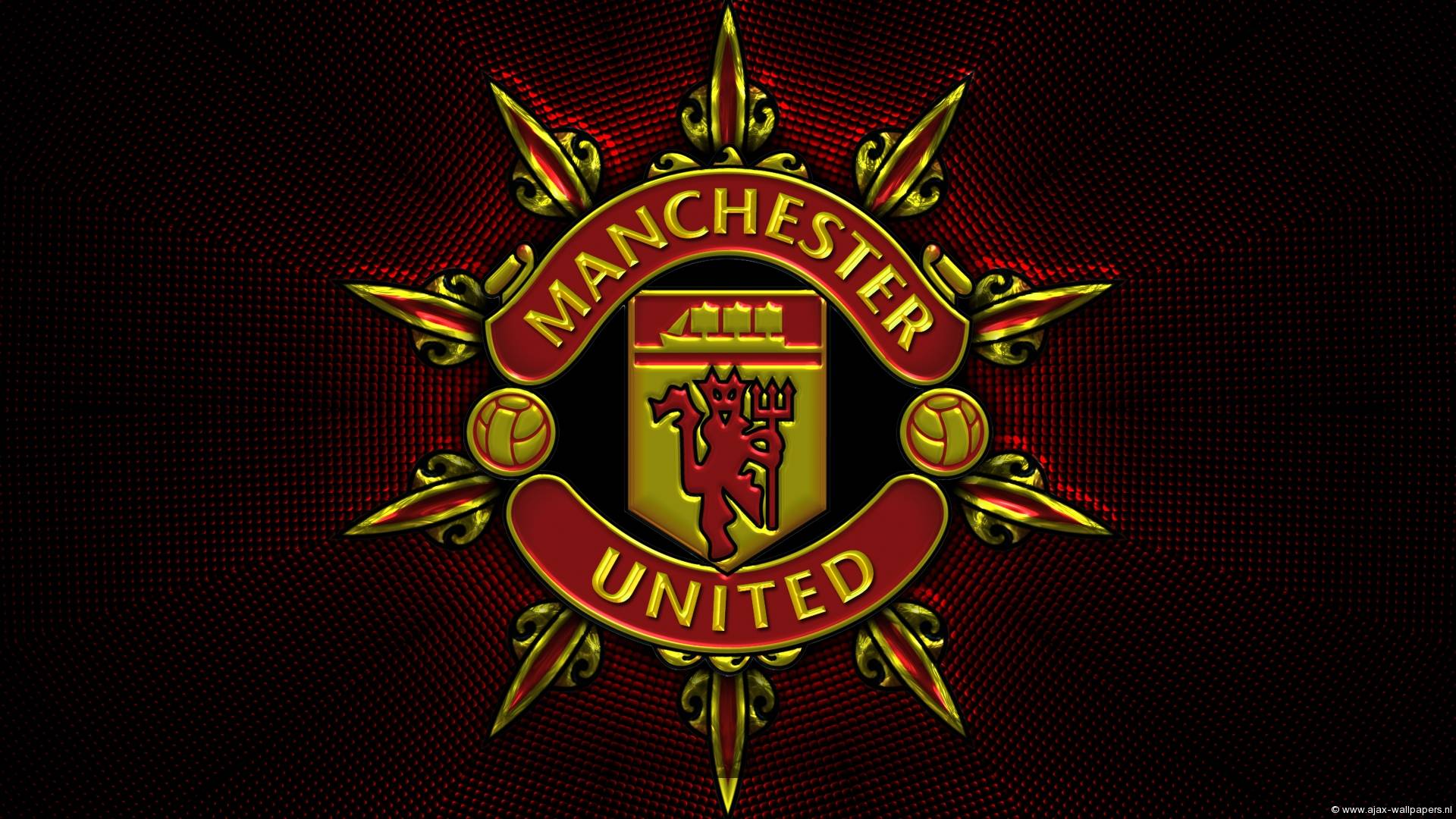 image For > Manchester United Logo 3D Wallpaper