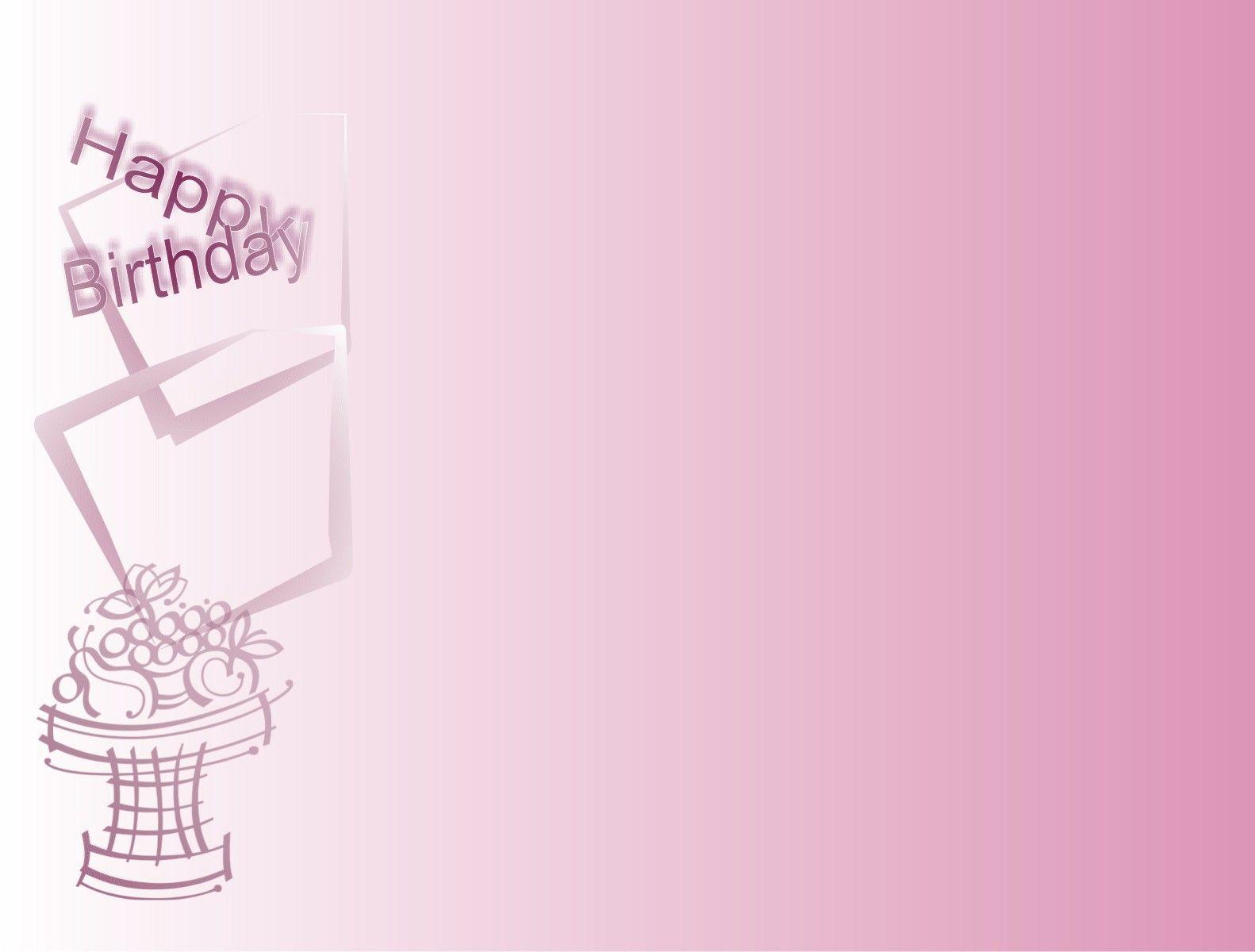 Pink Design Wallpaper: Cute Pink Design Birthday Special Wallpaper