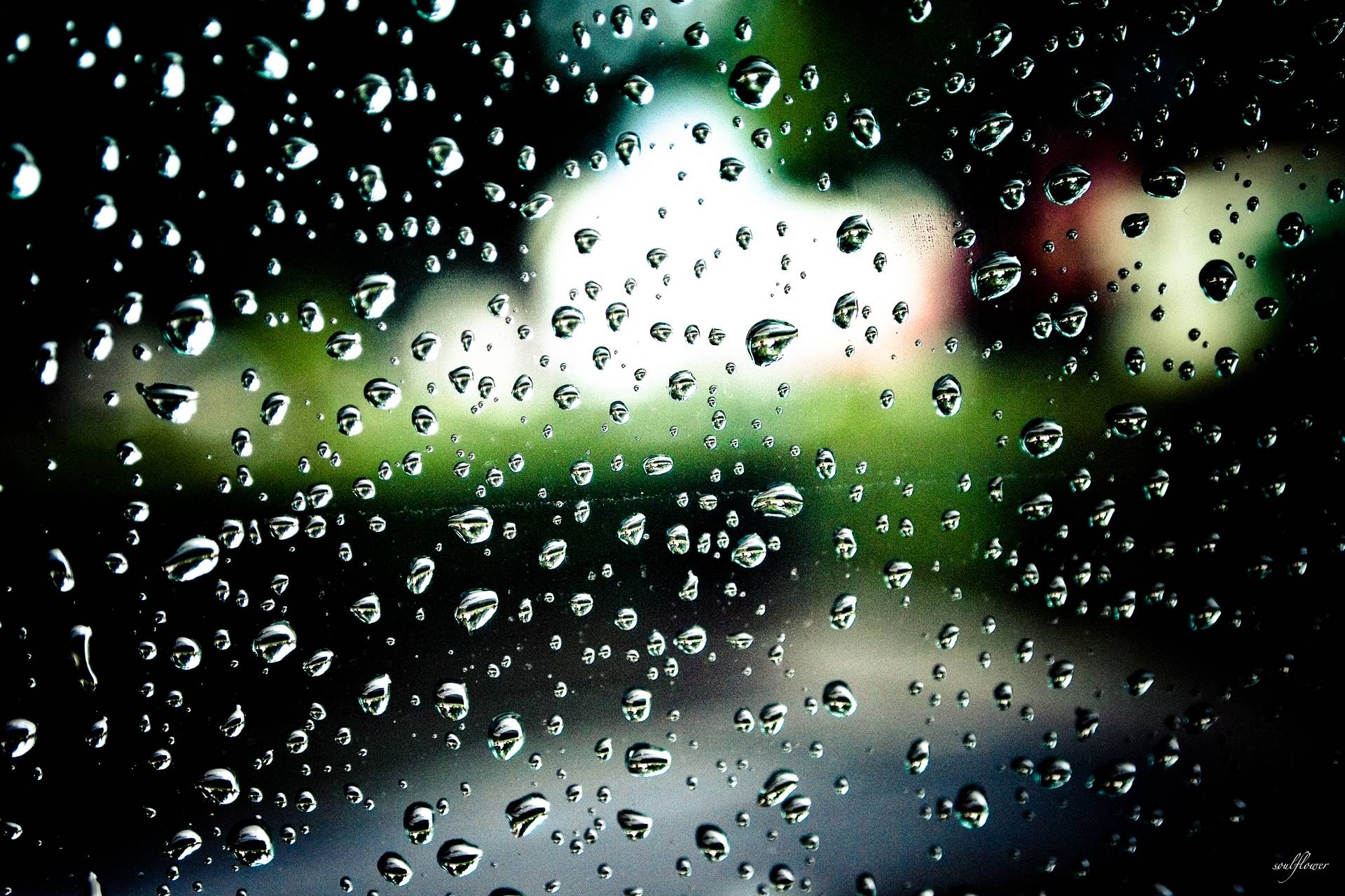 Raindrops on window wallpaper and image, picture