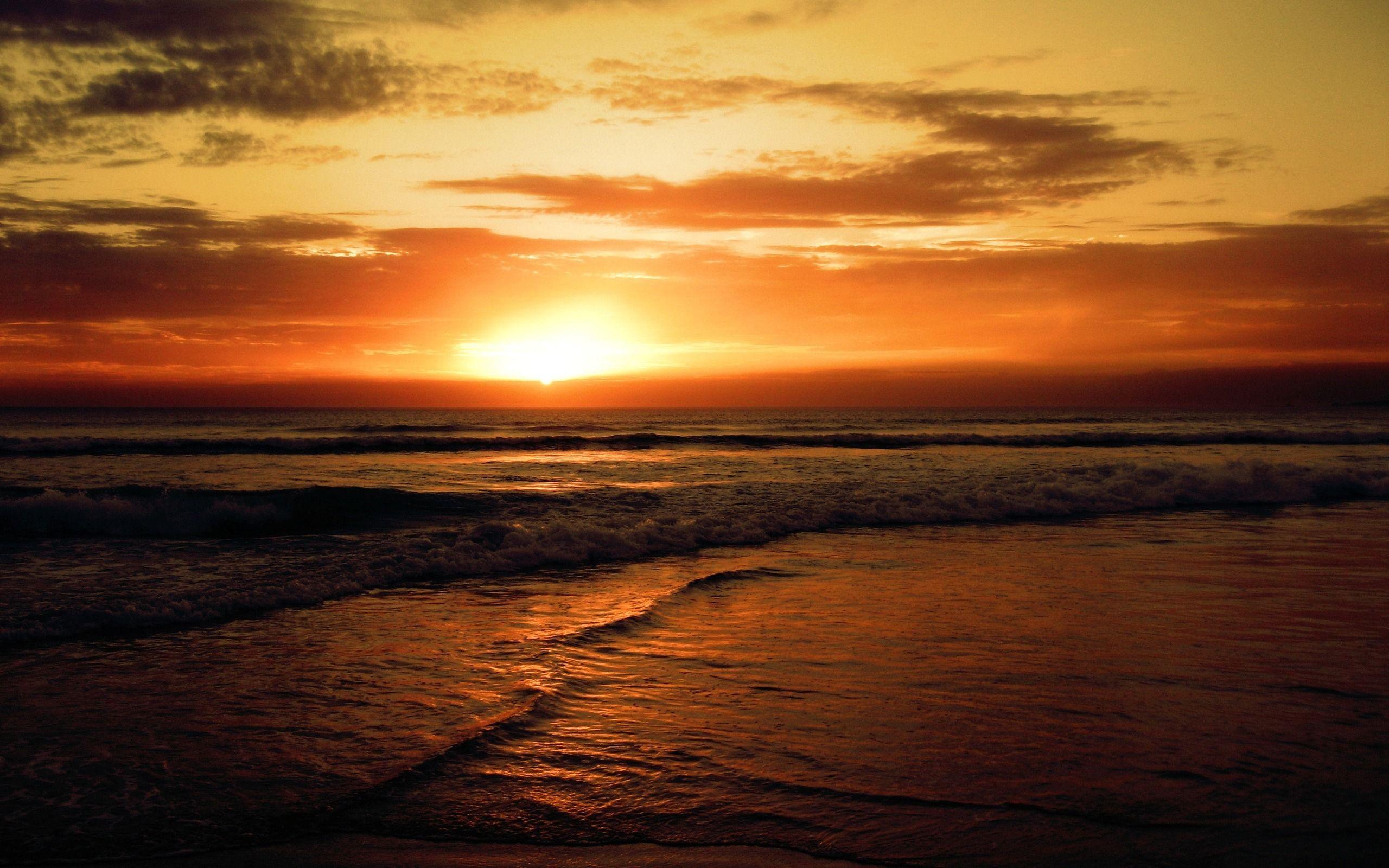 Beach Sunset Background Widescreen 2 HD Wallpapercom
