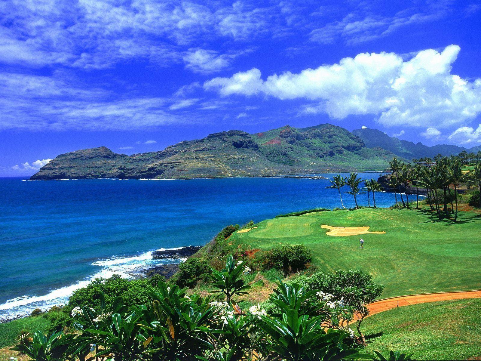 Hawaii Golf Wallpaper For Desktop, Background, Free HD Wallpaper