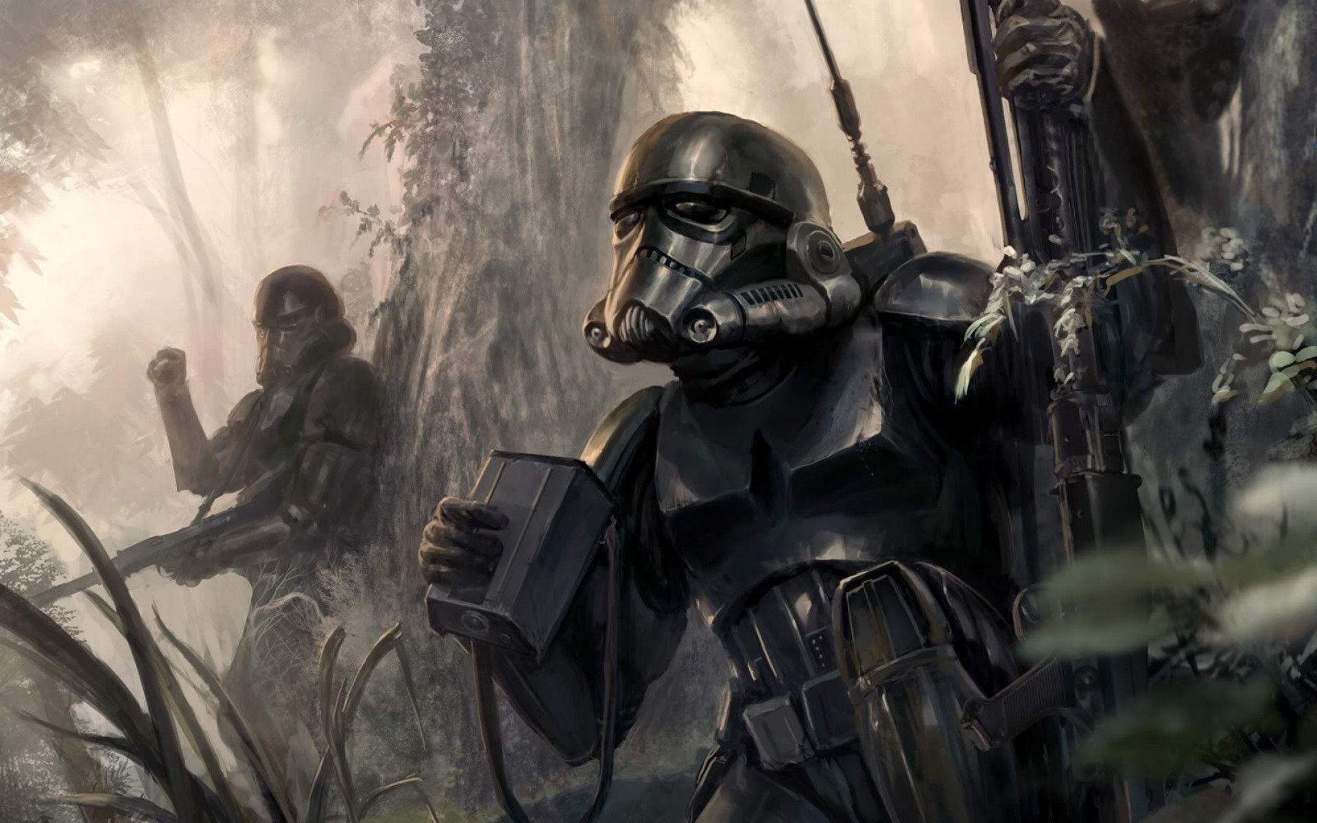 Star Wars Stormtroopers Fantasy Art Artwork 01