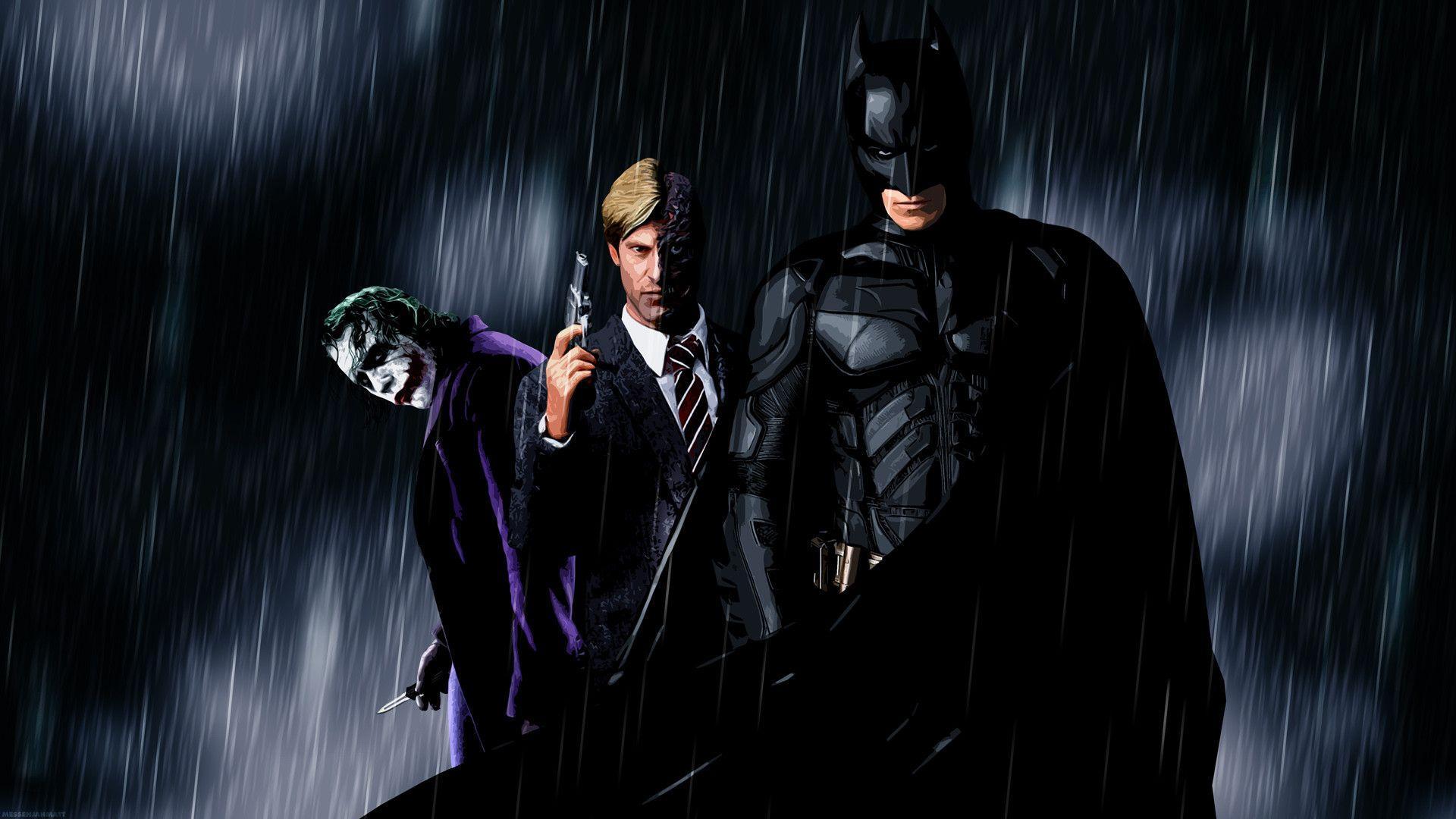The Joker And Batman Desktop