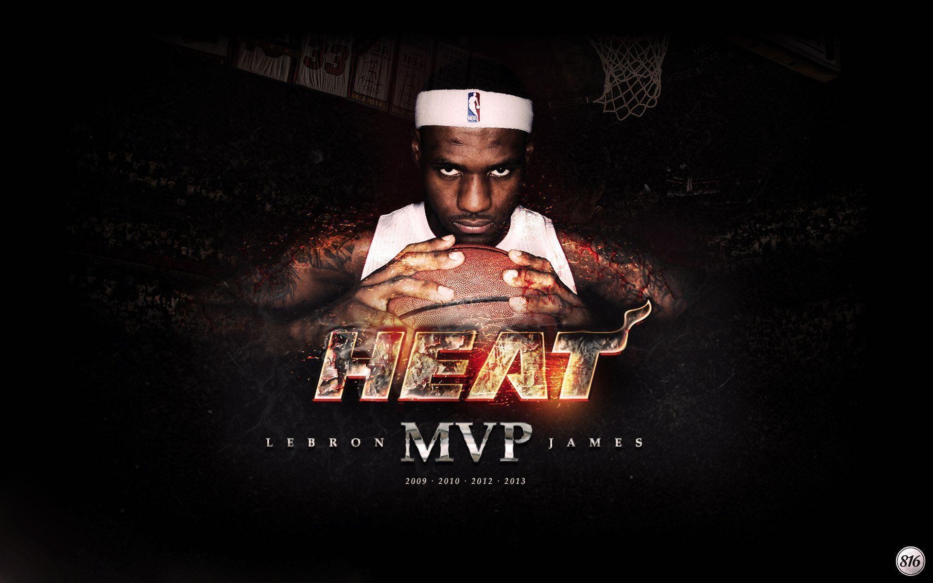 Lebron James Miami Heat MVP. High Definition Wallpaper, High