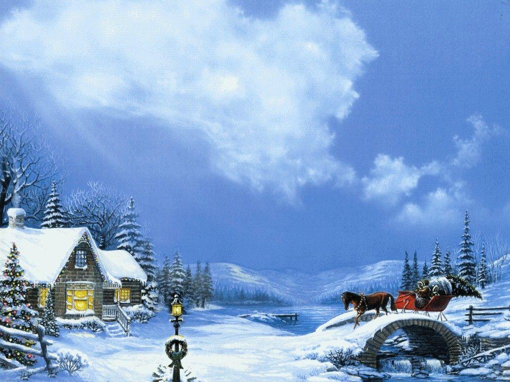 Country Christmas HD Wallpaper Wallpaper Inn