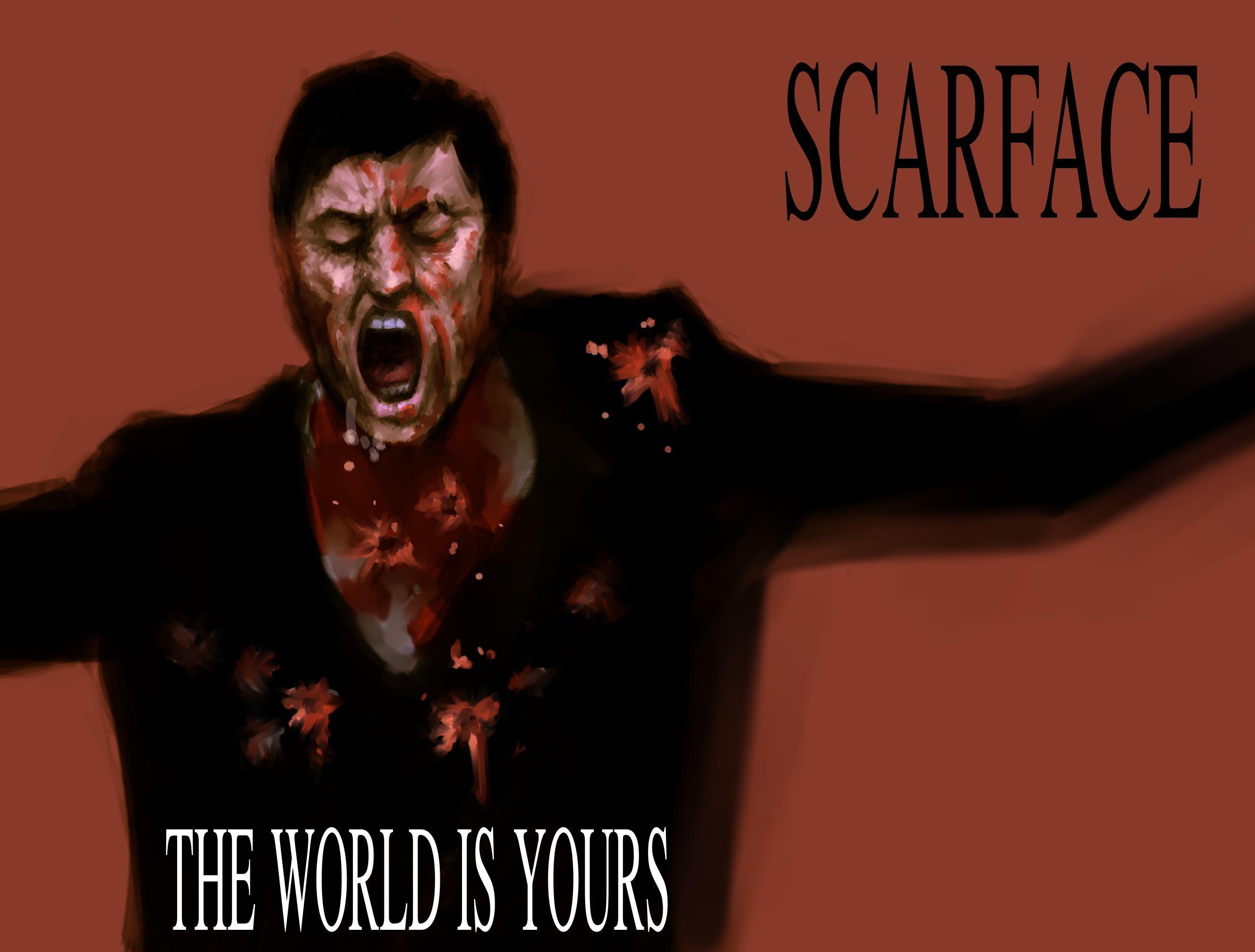Scarface The World is Yours Wallpaper Wallpaper Inn