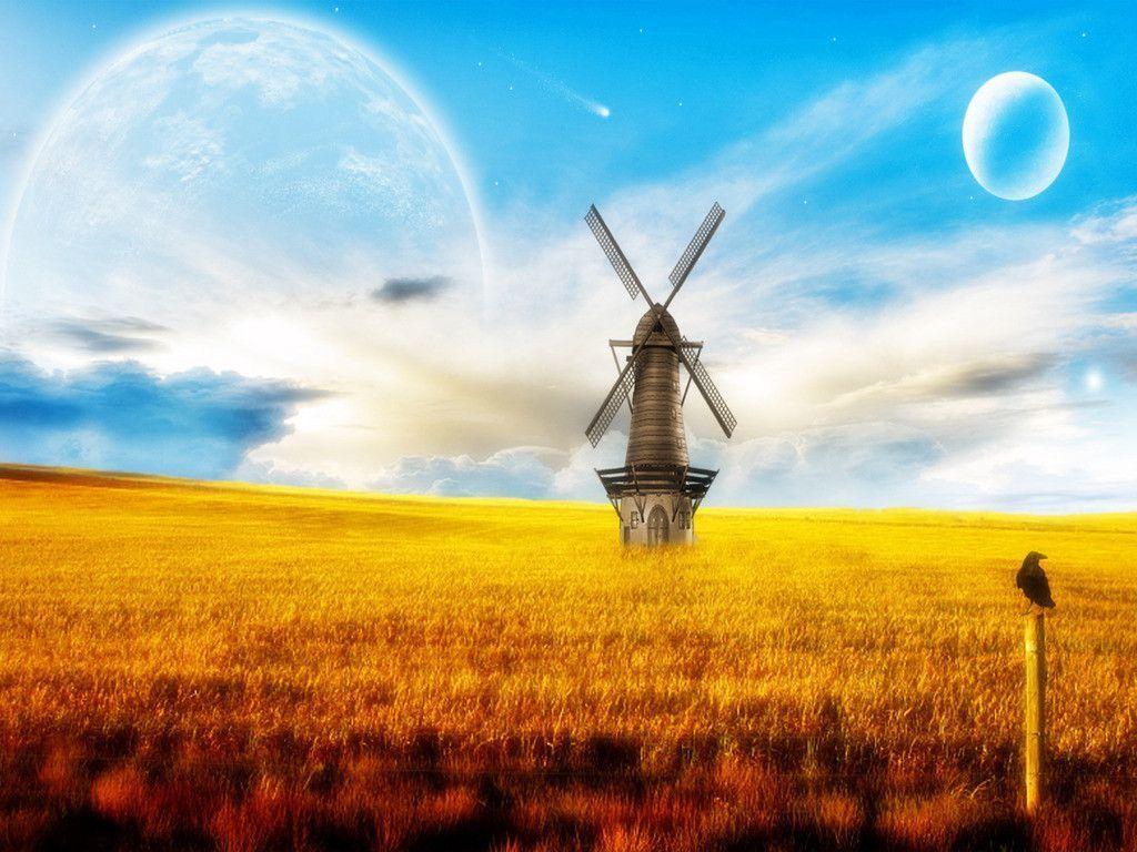 Awesome Windmill Wallpaper Picture 73917 Wallpaper. Cool