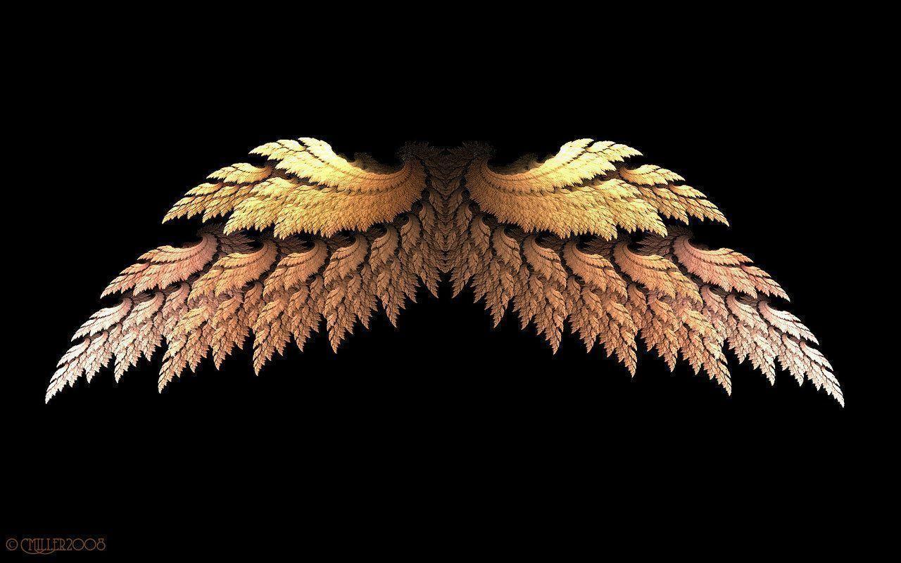 Golden Angel Wings
