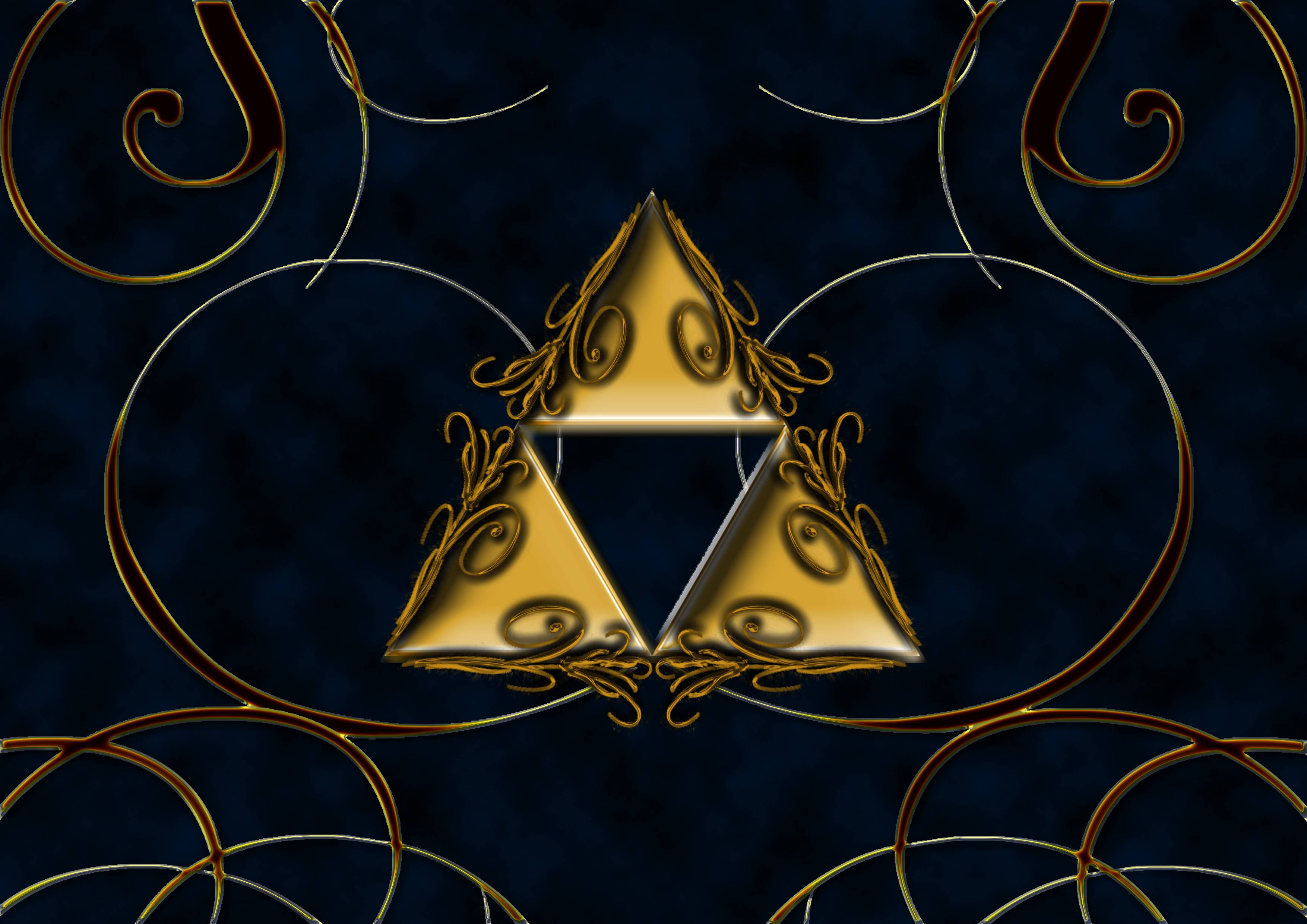 image For > Black Triforce Wallpaper