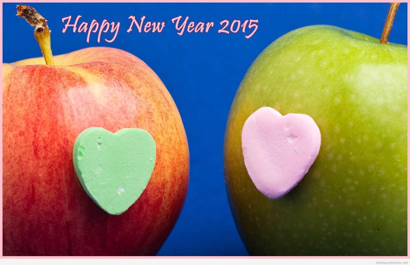 Apple love wallpaper 2015 new year