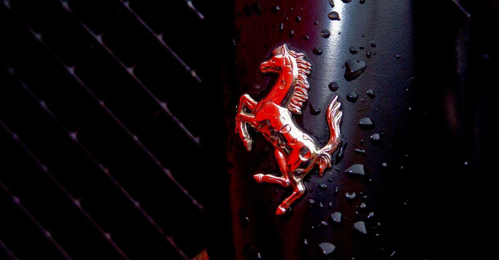 Ferrari Logo 45 Background. Wallruru