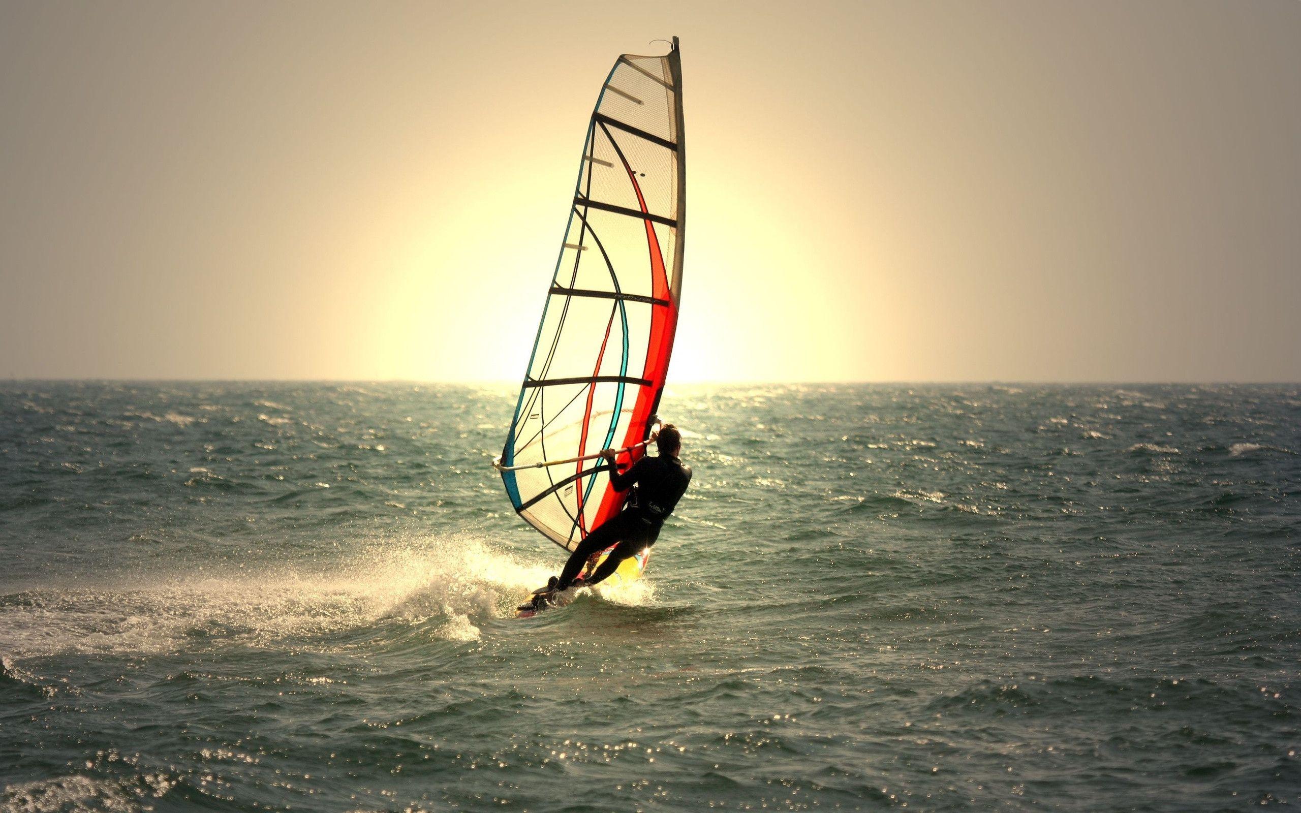 Windsurfing Wallpaper. Free HD Desktop Background