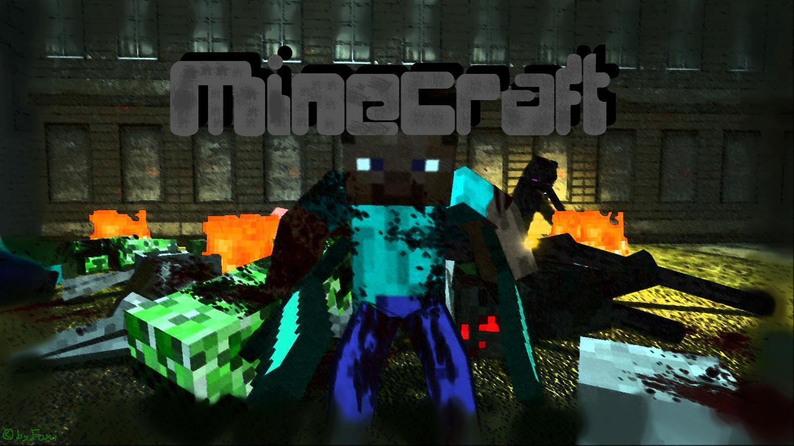 Minecraft Desktop Background ;)