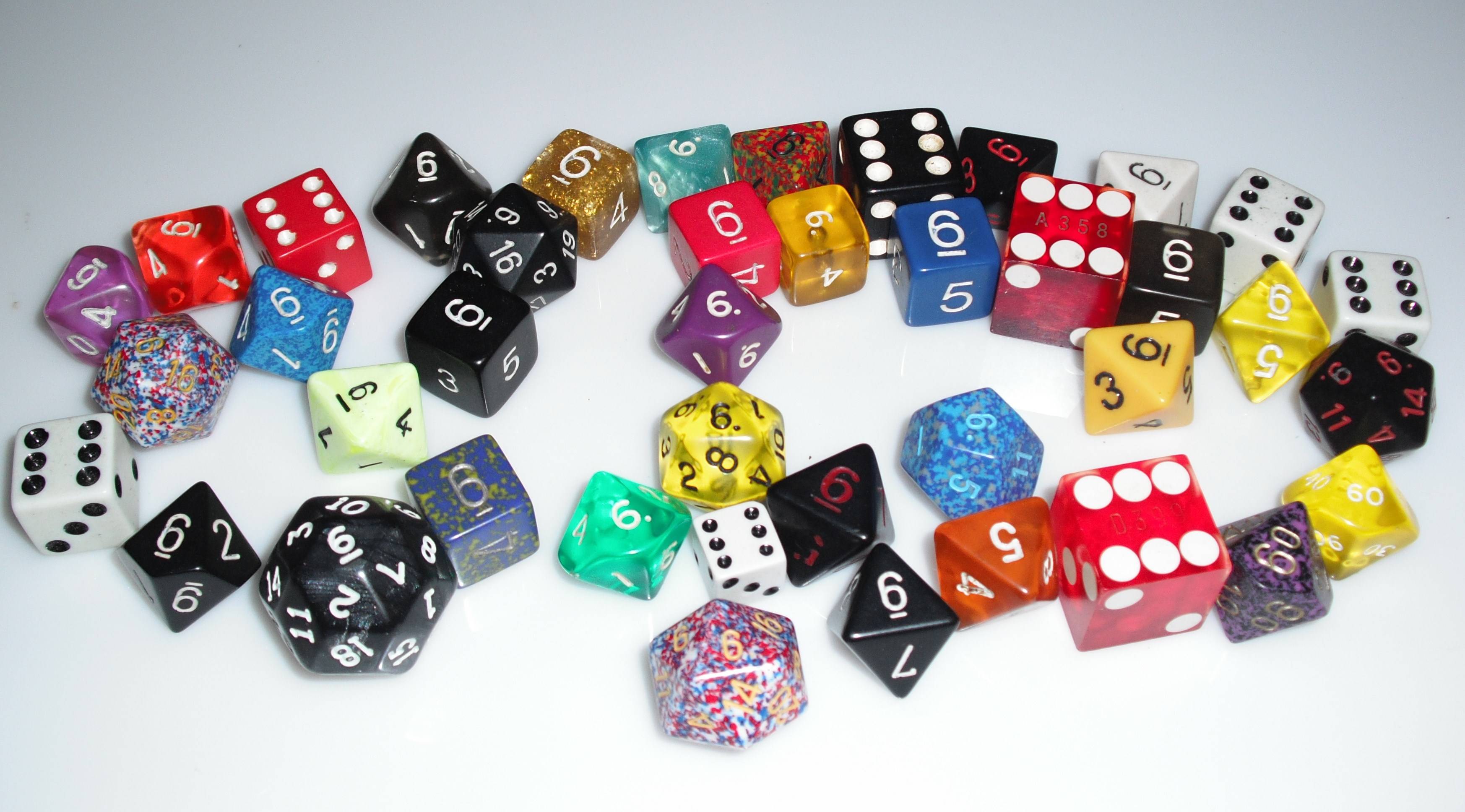 Various Dice Colorful Wallpaper Background Wallpaper. High
