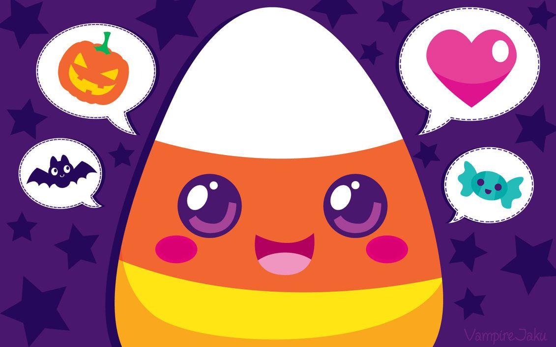 Candy Corn Says Wallpaper