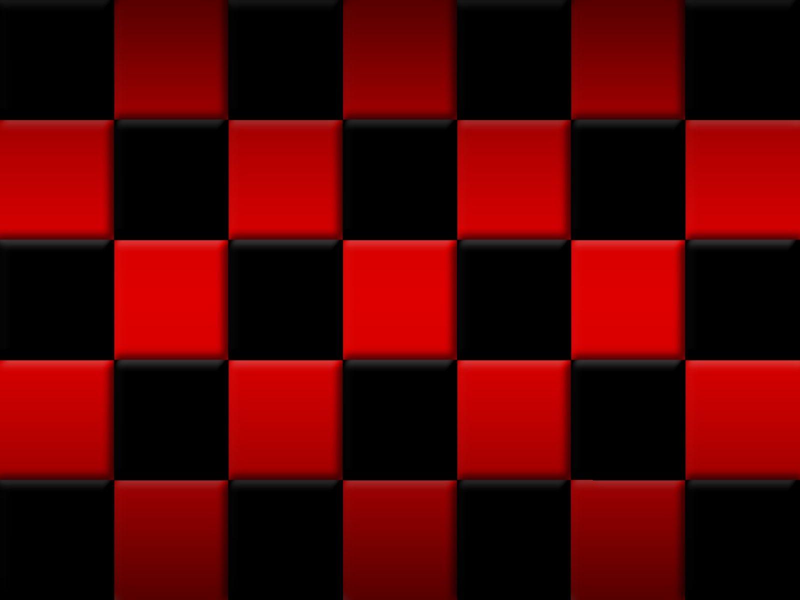 Red and Black Checkered Background Free and Wallpaper