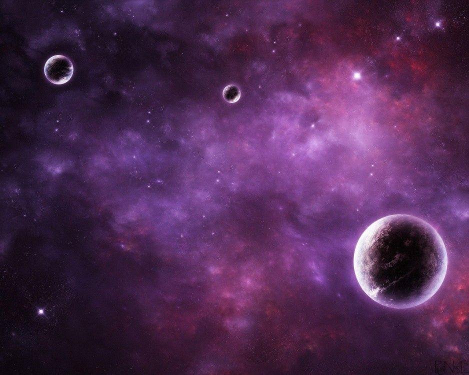 Cool Purple Space Background