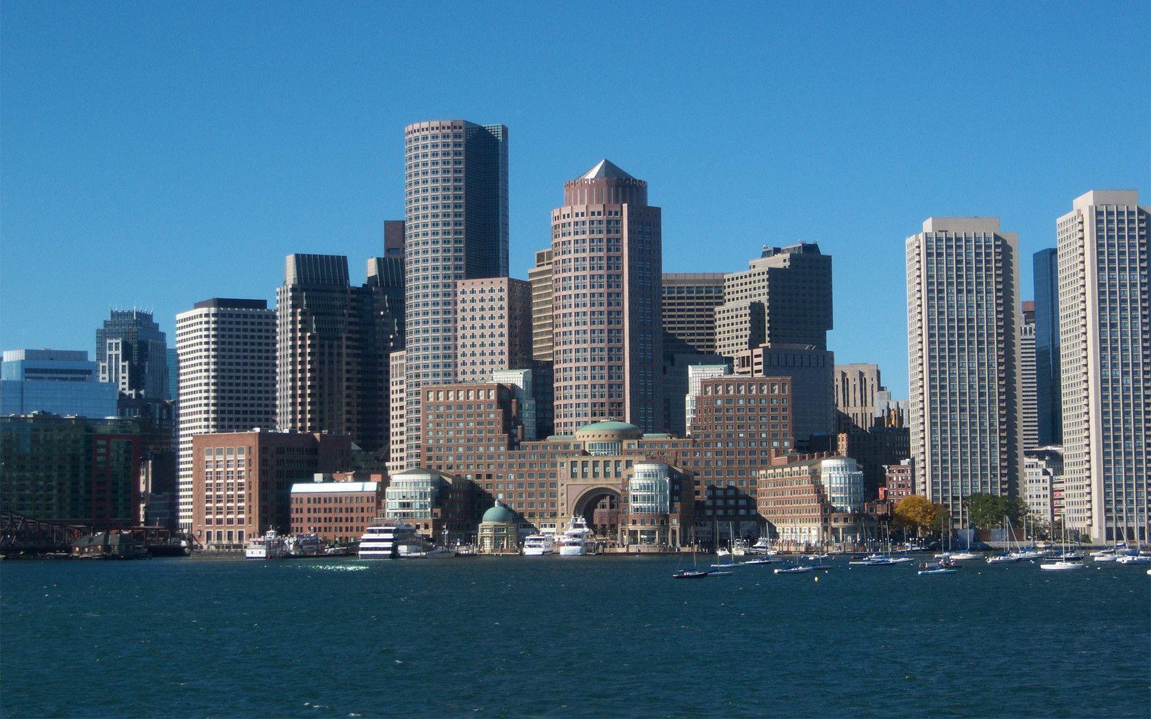 Boston Massachusetts Skyline wallpaper