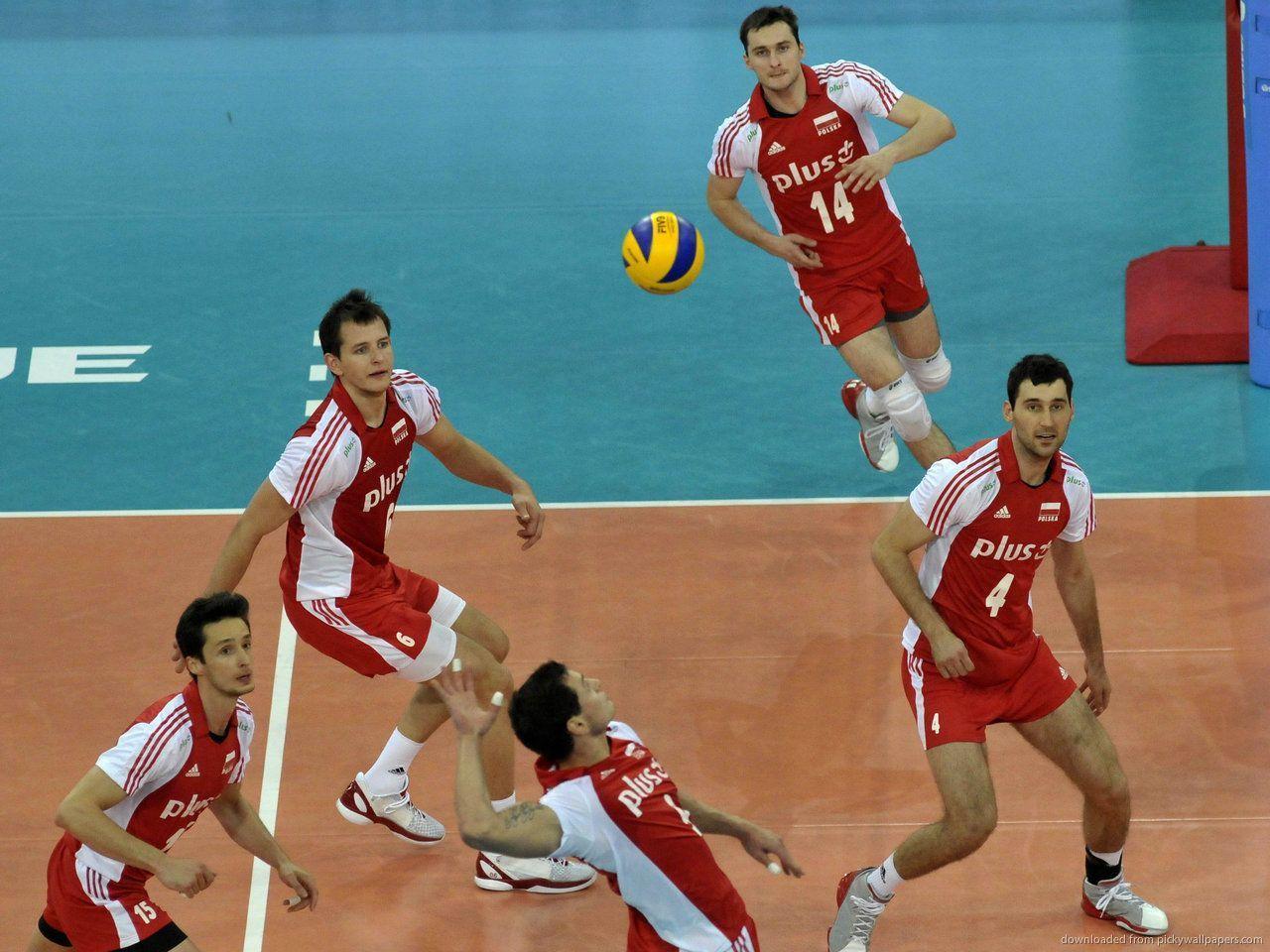 Download 1280x960 Volleyball Poland Attack Wallpaper